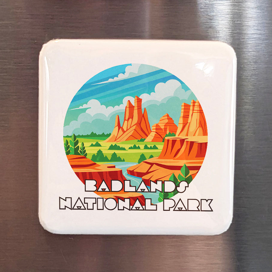Badlands National Park Fridge Magnet - PhiloPerse