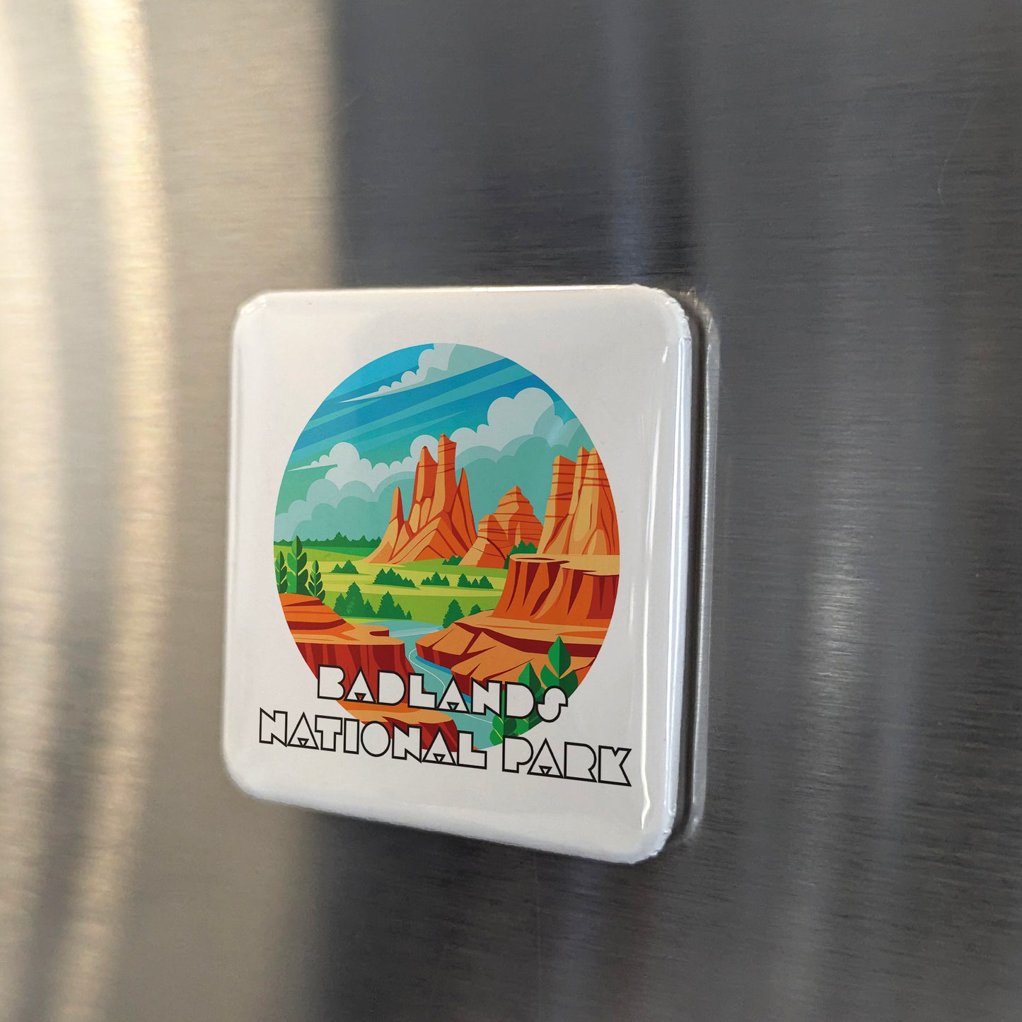 Badlands National Park Fridge Magnet - PhiloPerse