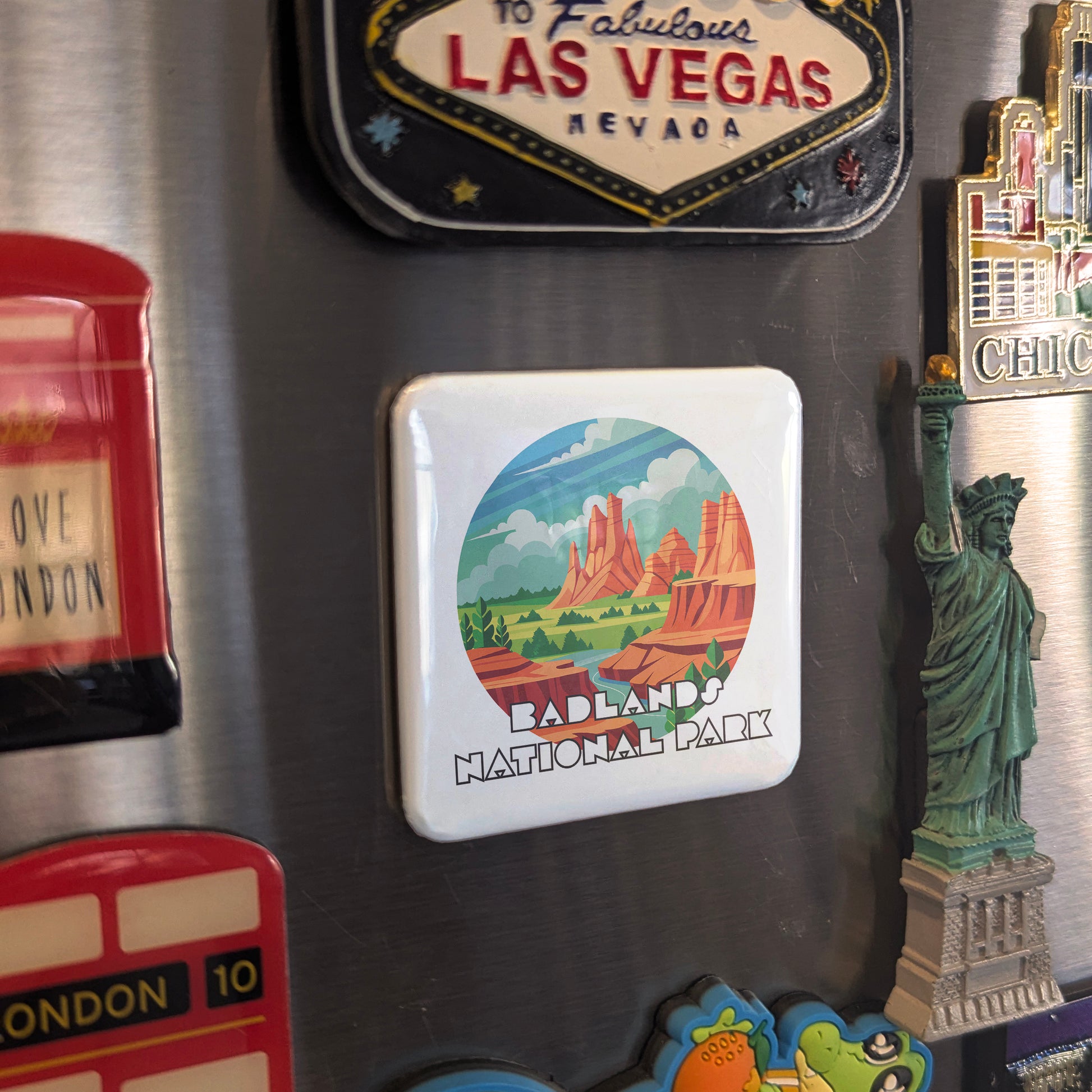 Badlands National Park Fridge Magnet - PhiloPerse