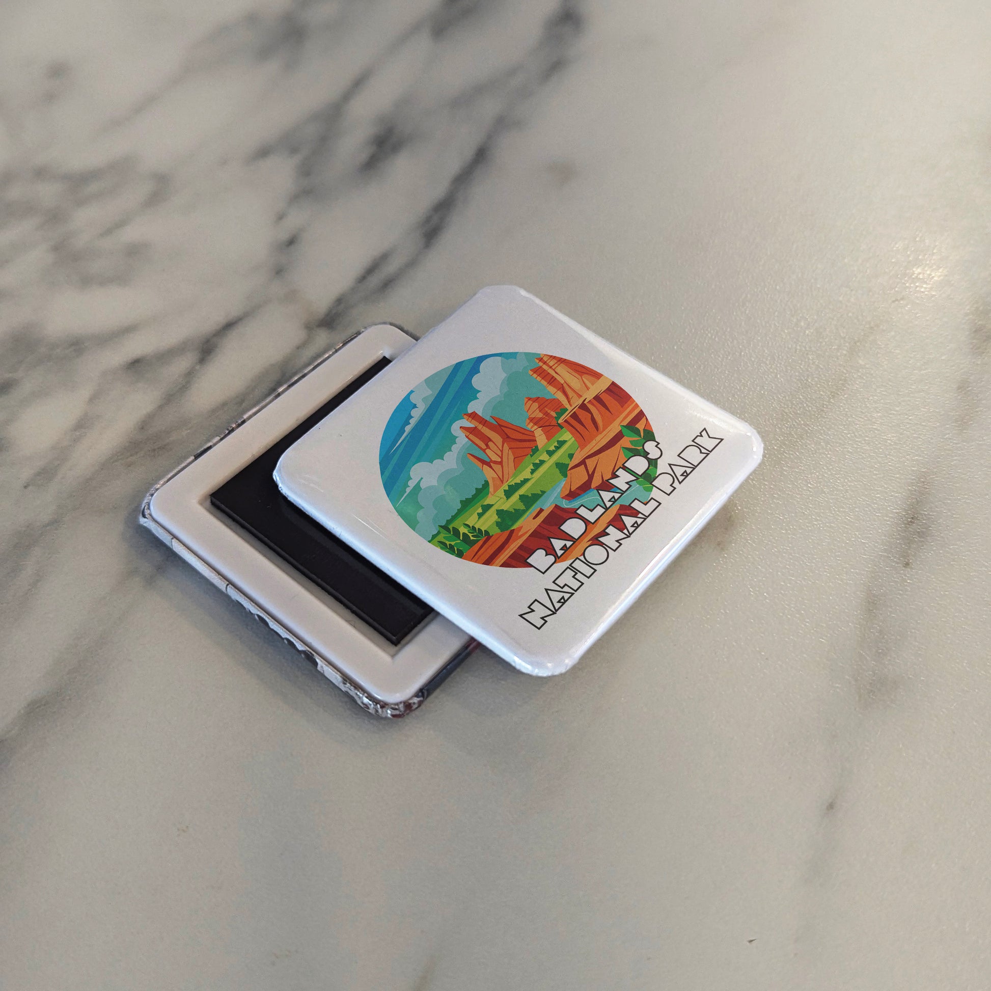 Badlands National Park Fridge Magnet - PhiloPerse