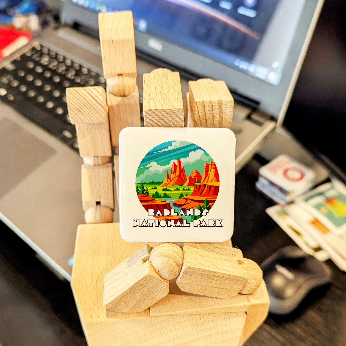 Badlands National Park Fridge Magnet - PhiloPerse