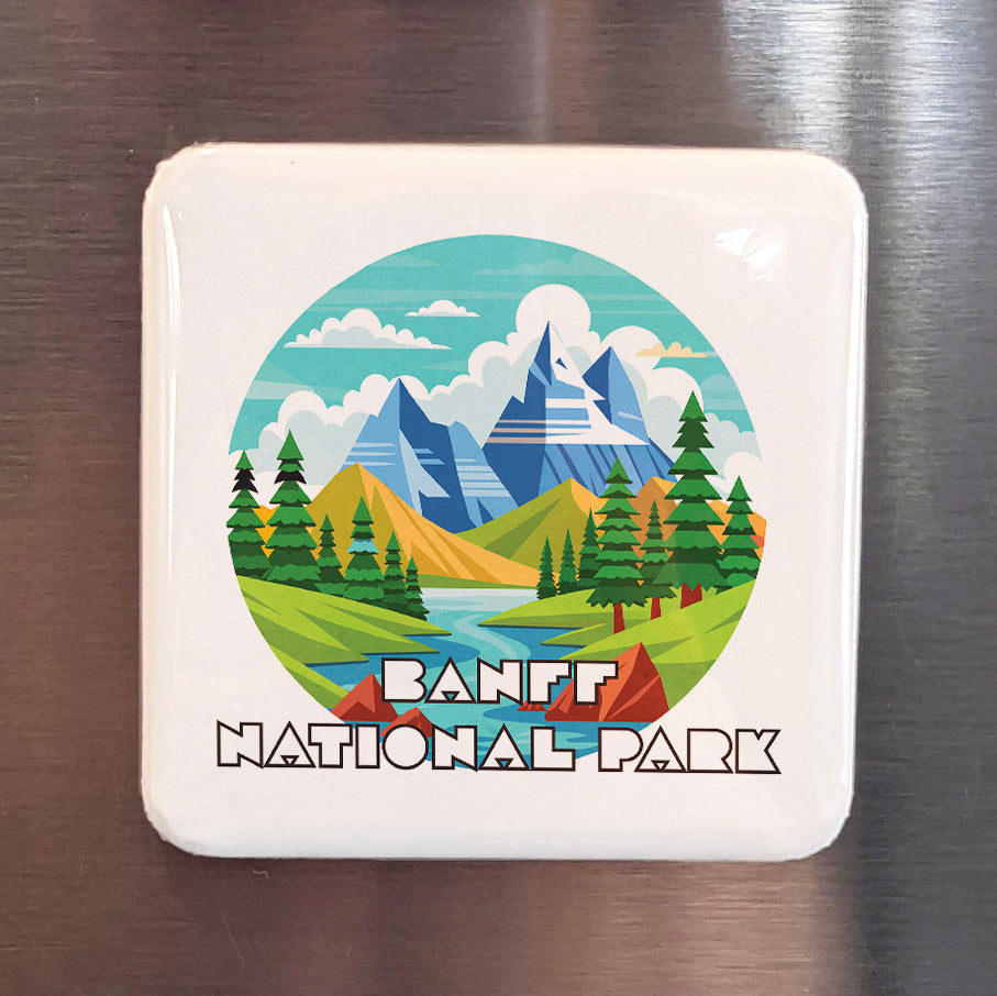 Banff National Park Fridge Magnet - PhiloPerse
