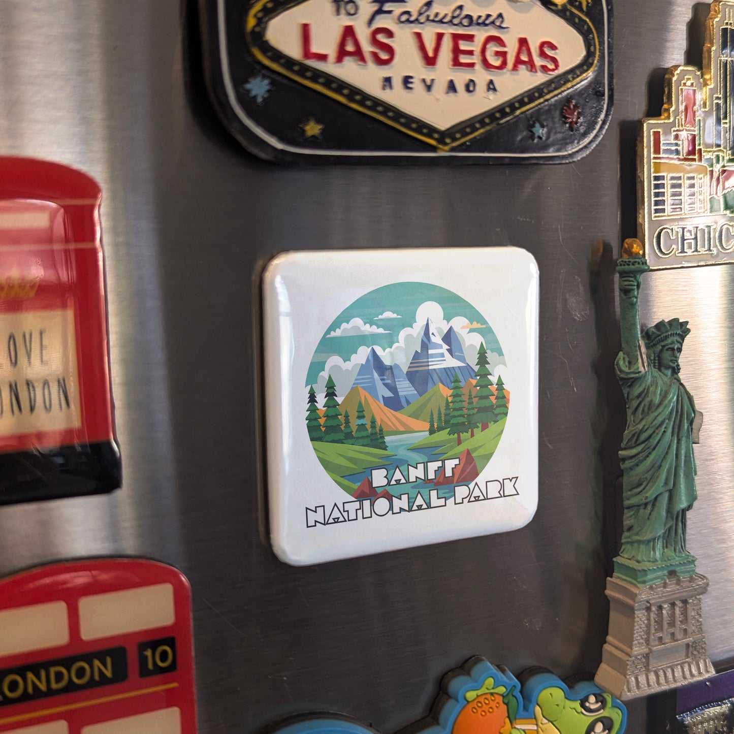 Banff National Park Fridge Magnet - PhiloPerse