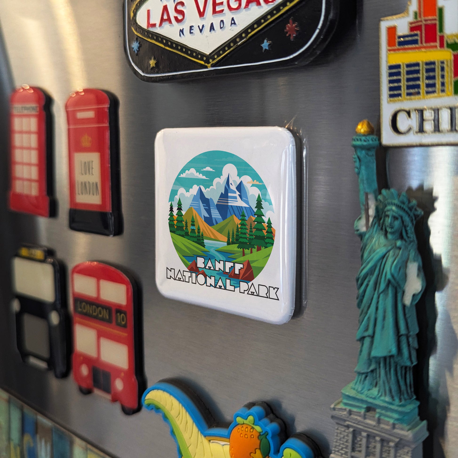 Banff National Park Fridge Magnet - PhiloPerse