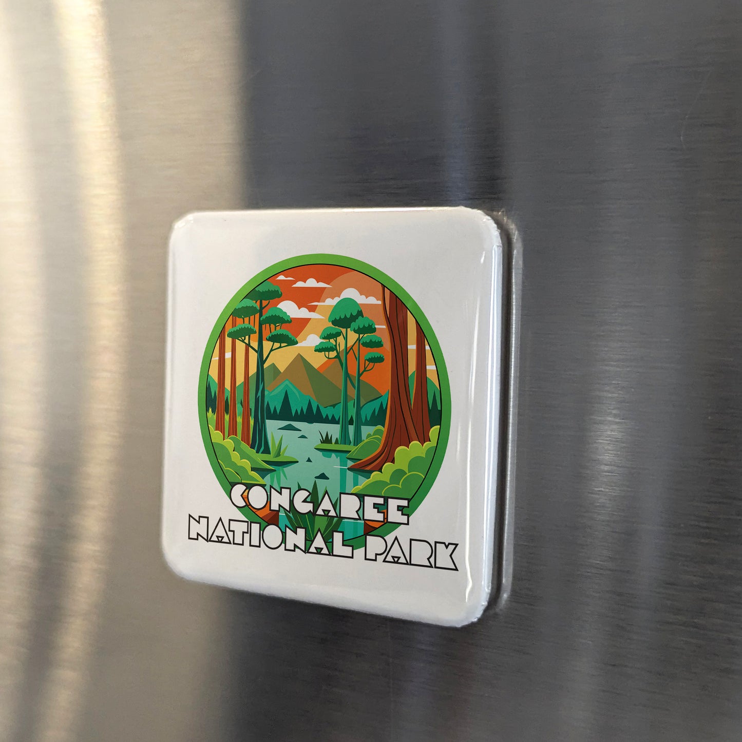 Congaree National Park Fridge Magnet - PhiloPerse