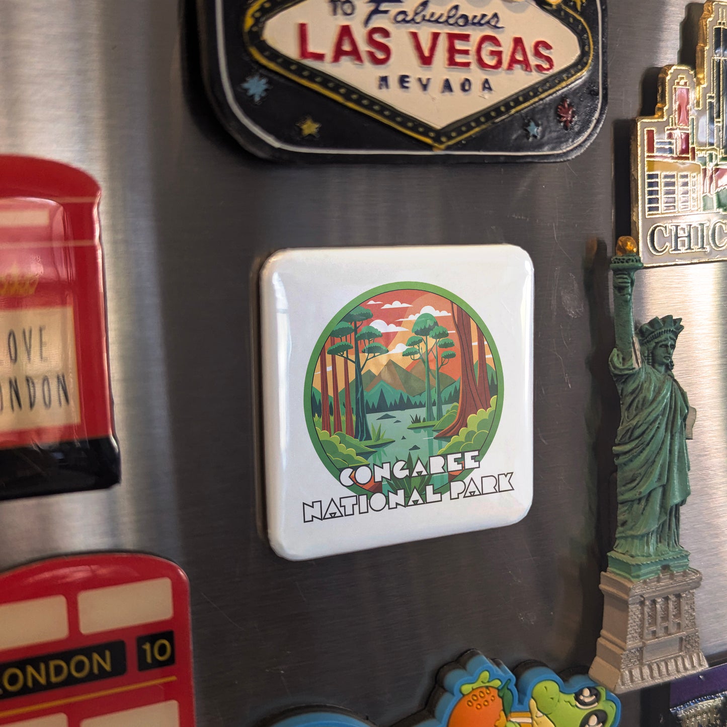 Congaree National Park Fridge Magnet - PhiloPerse