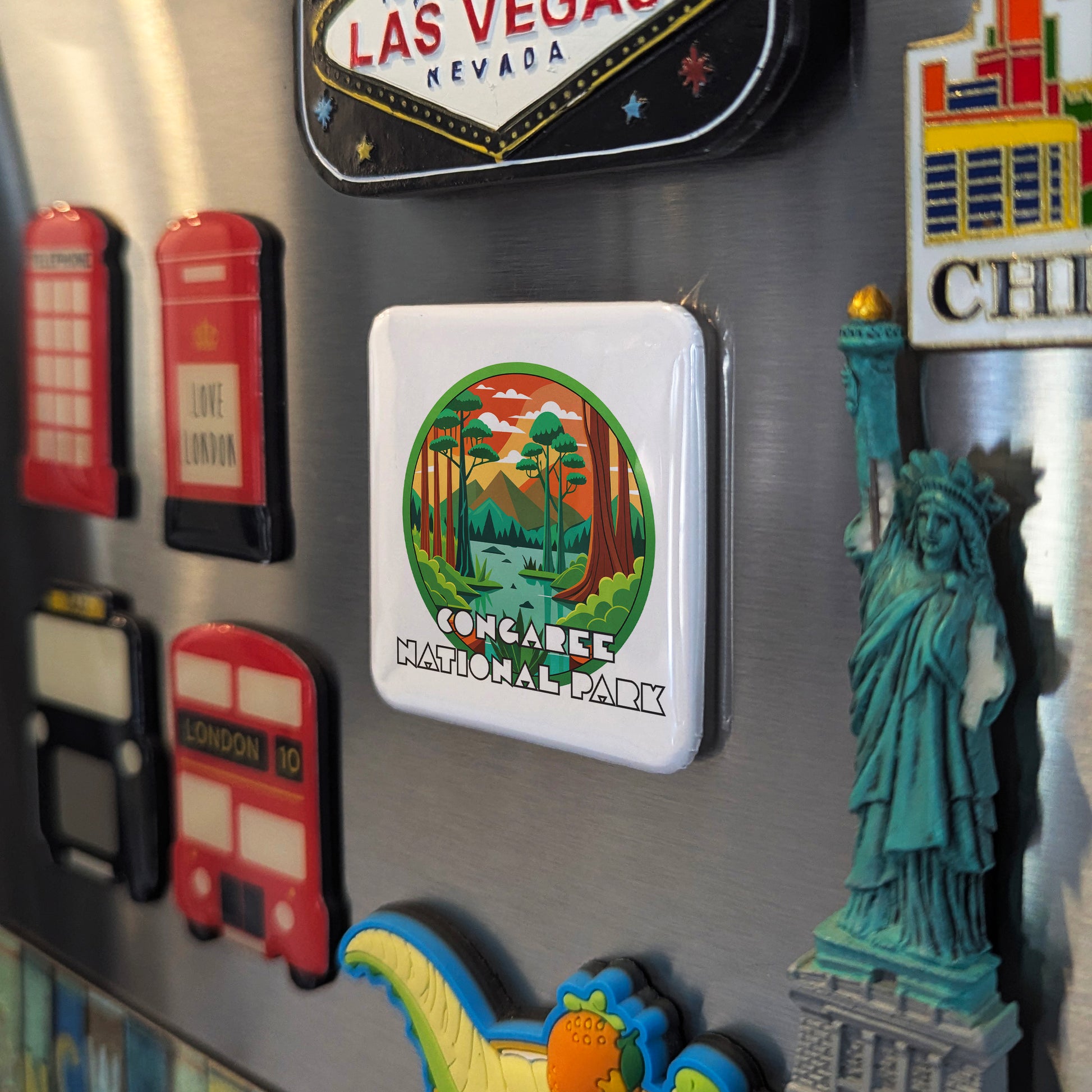 Congaree National Park Fridge Magnet - PhiloPerse