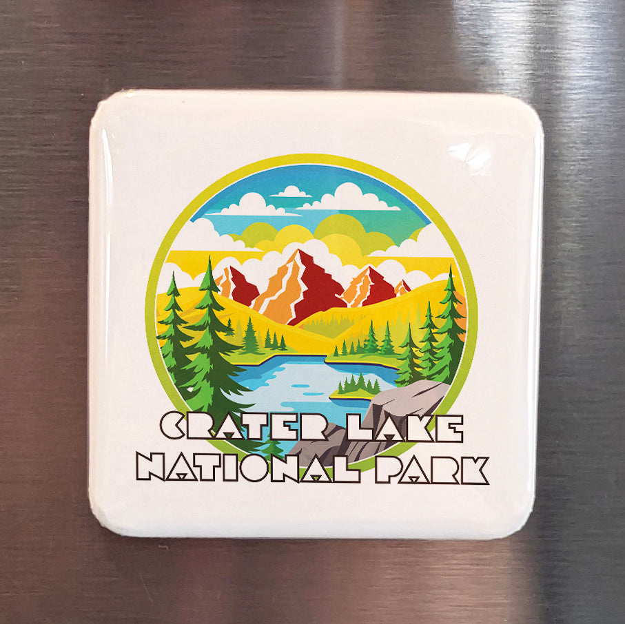Crater Lake National Park Fridge Magnet - PhiloPerse