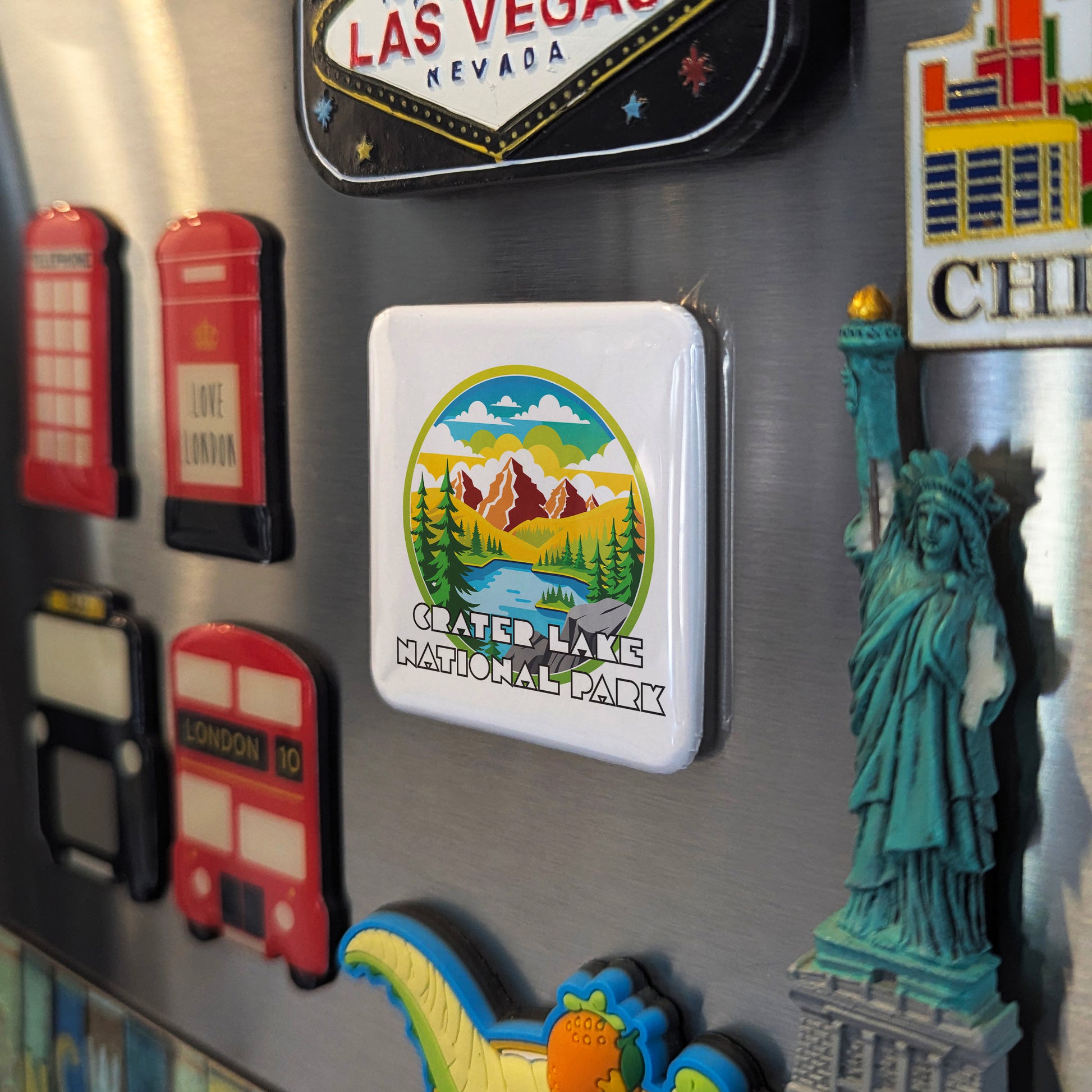 Crater Lake National Park Fridge Magnet - PhiloPerse