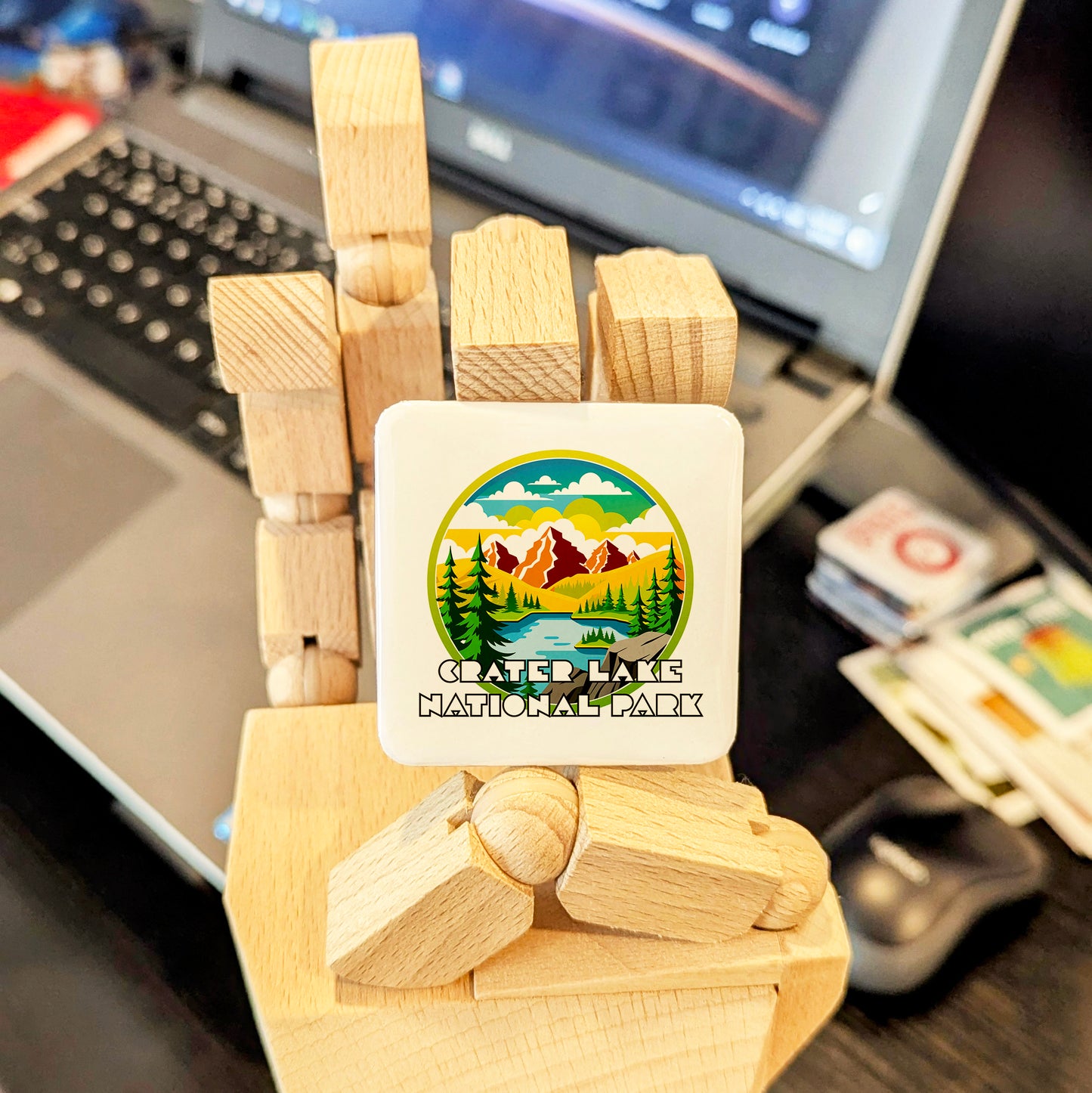 Crater Lake National Park Fridge Magnet - PhiloPerse