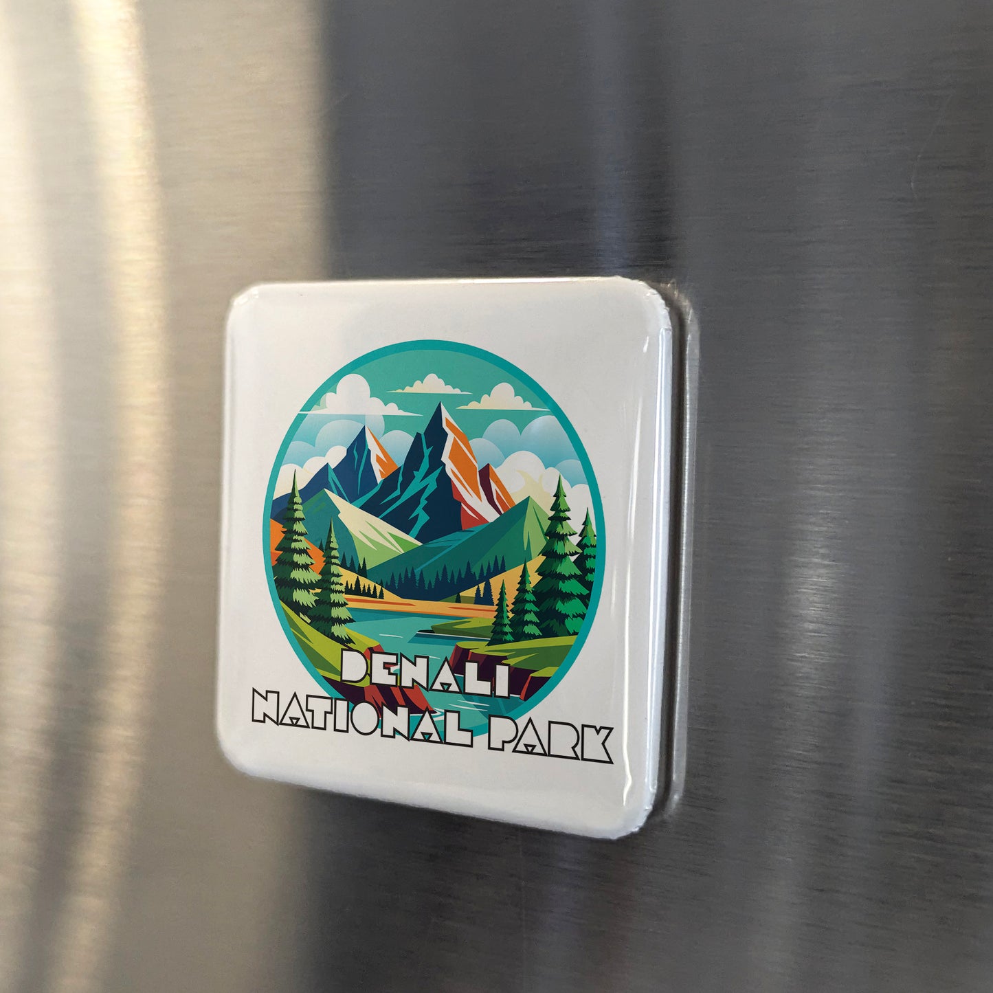 Denali National Park Fridge Magnet - PhiloPerse