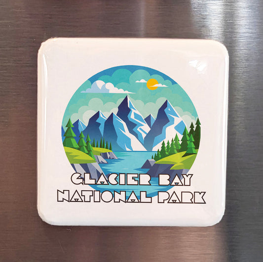 Glacier Bay National Park Fridge Magnet - PhiloPerse