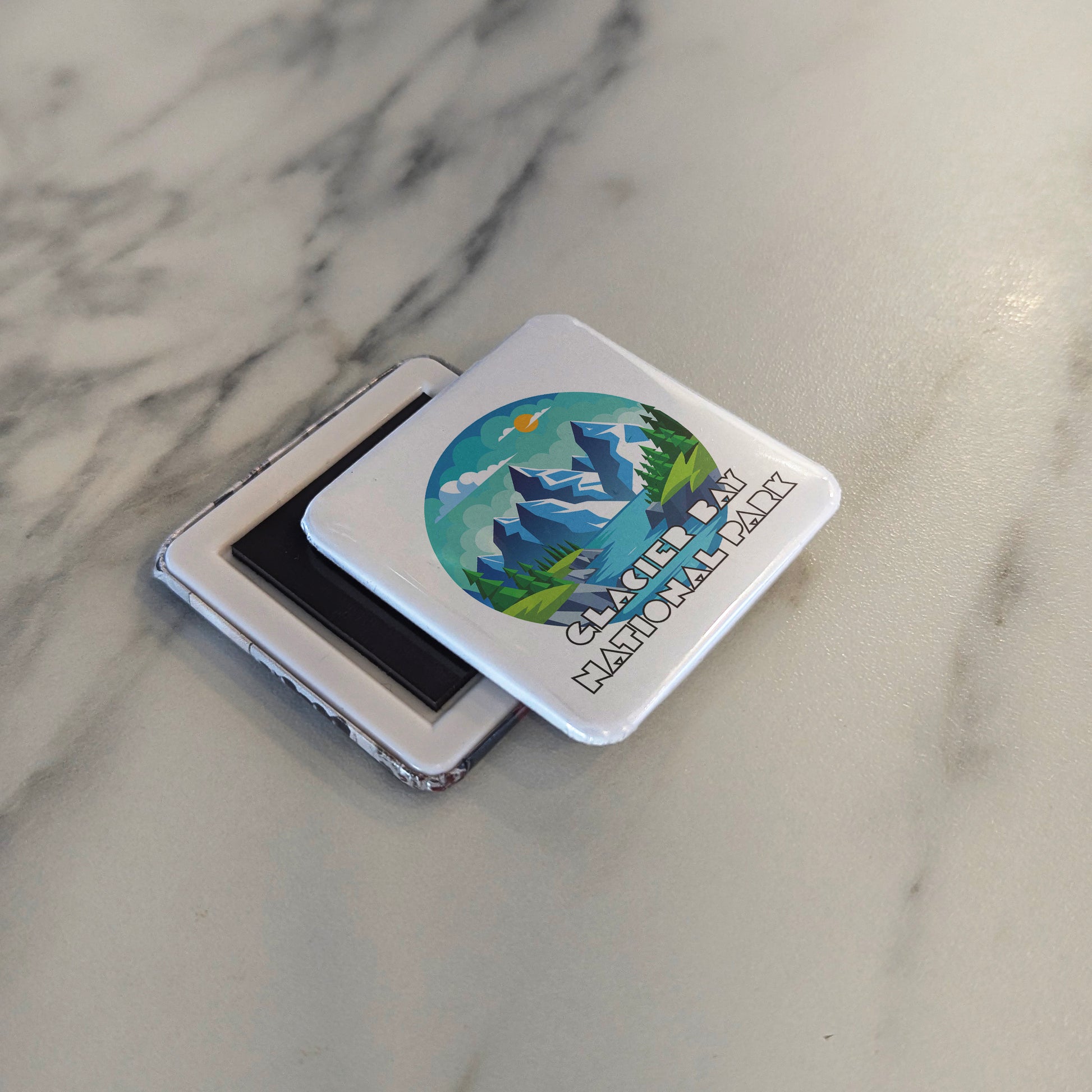 Glacier Bay National Park Fridge Magnet - PhiloPerse