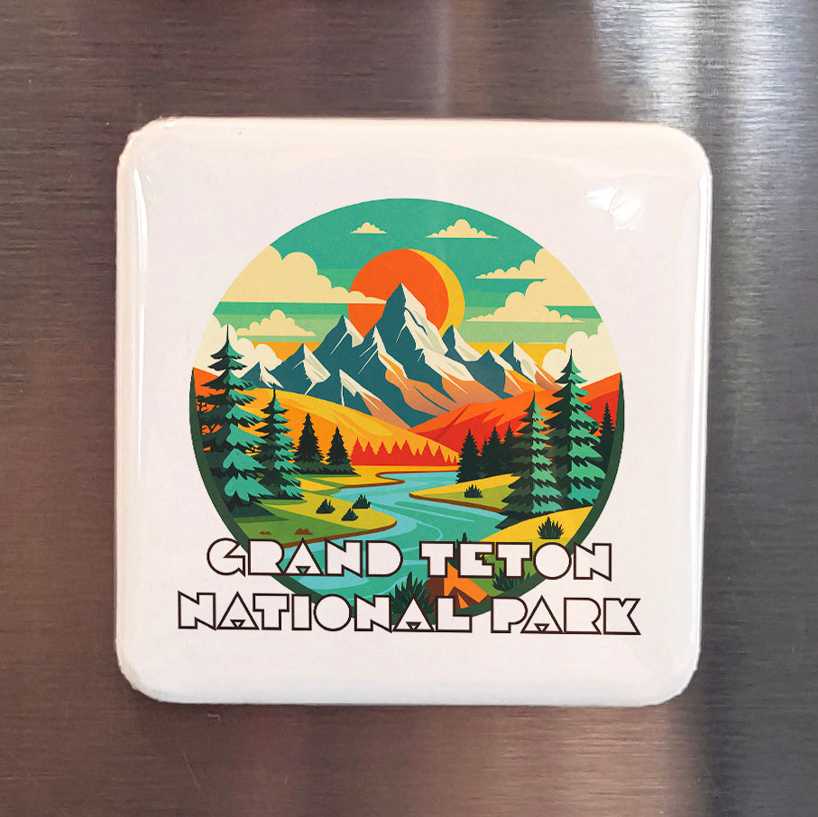 Grand Teton National Park Fridge Magnet - PhiloPerse