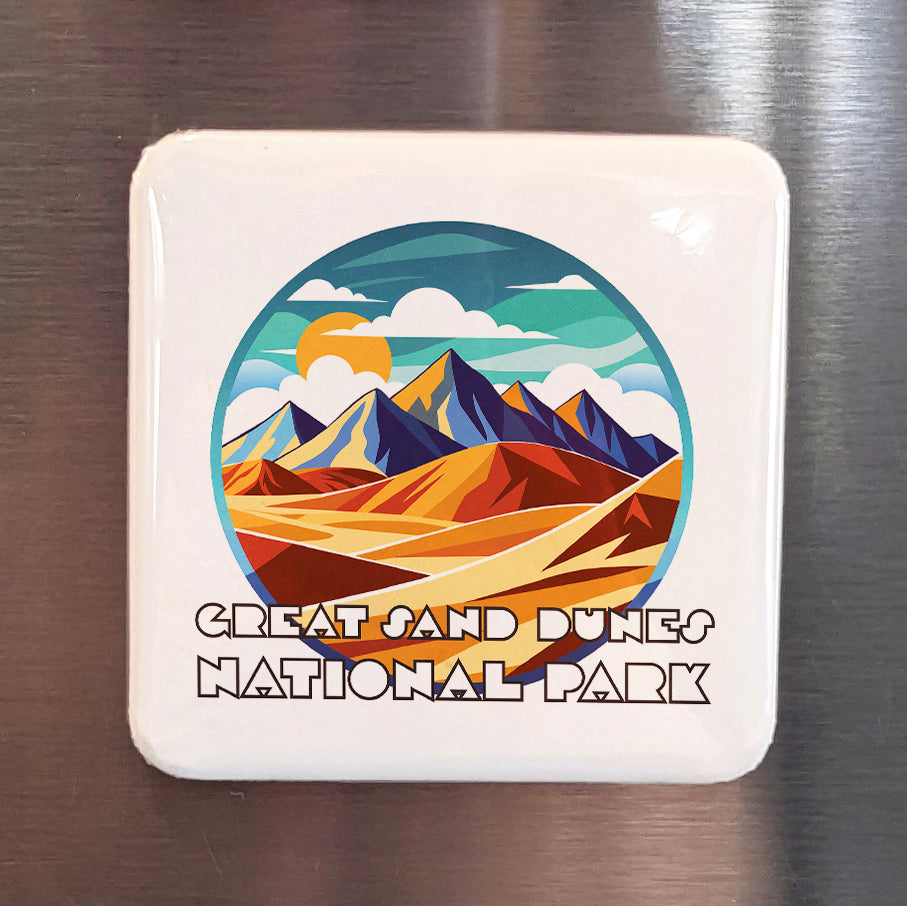 Great Sand Dunes National Park Fridge Magnet - PhiloPerse