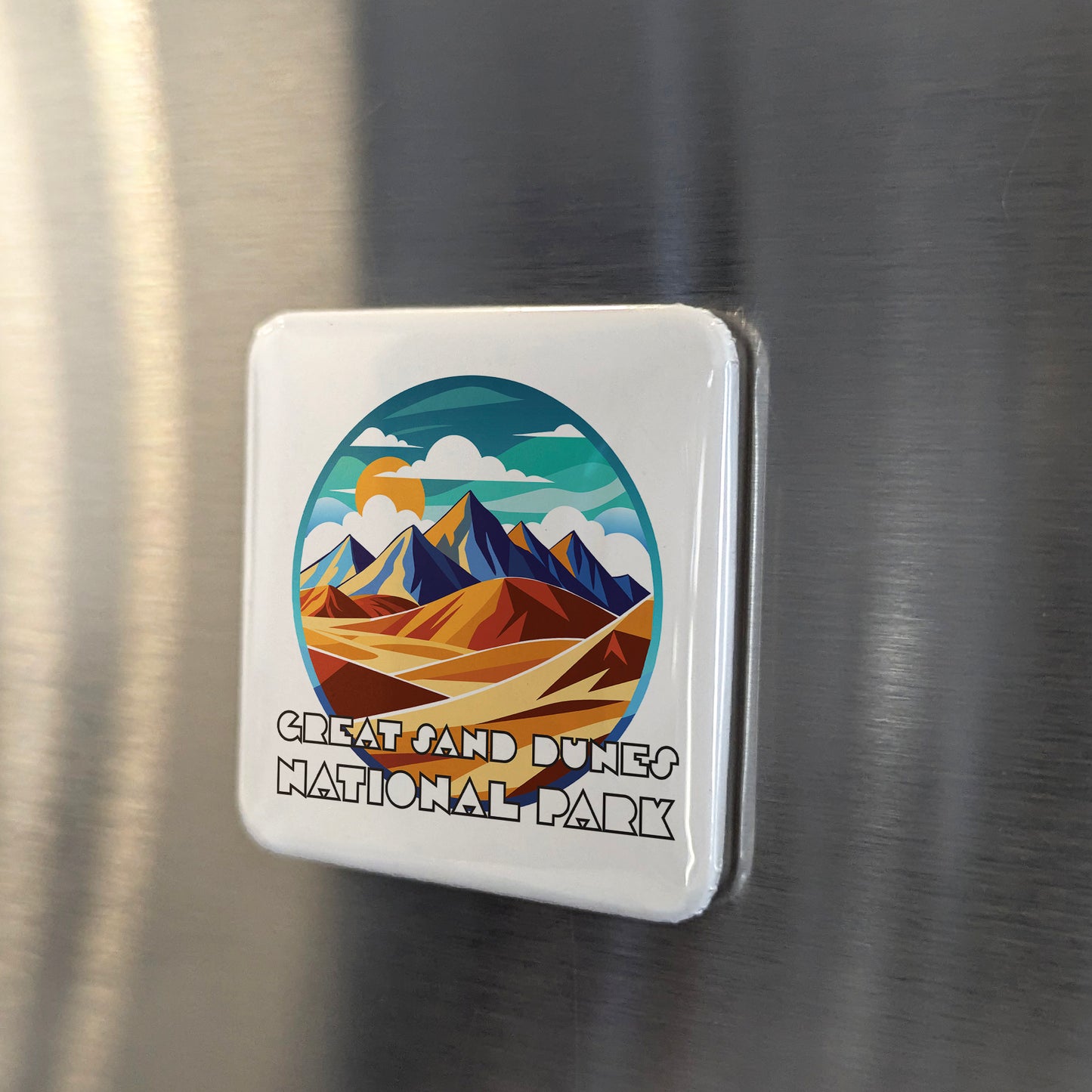 Great Sand Dunes National Park Fridge Magnet - PhiloPerse