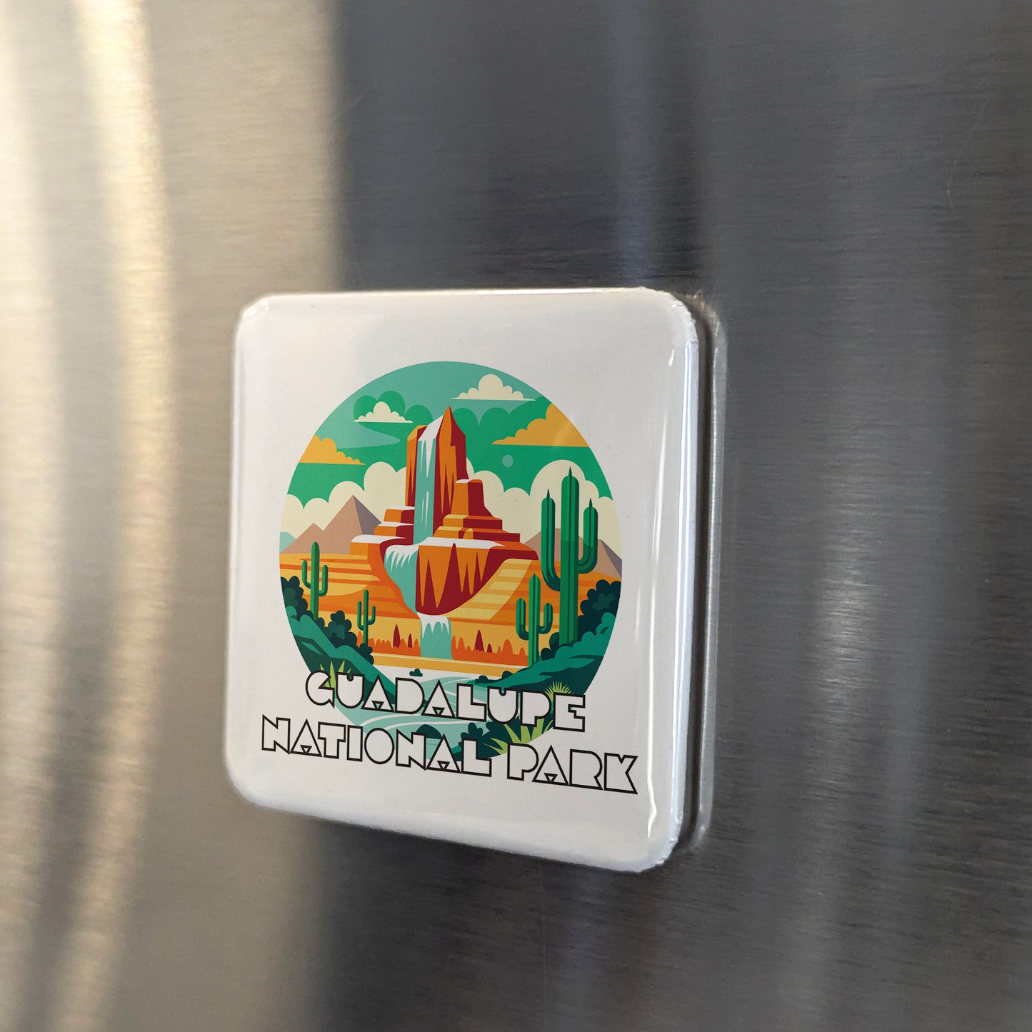 Guadalupe Mountains National Park Fridge Magnet - PhiloPerse