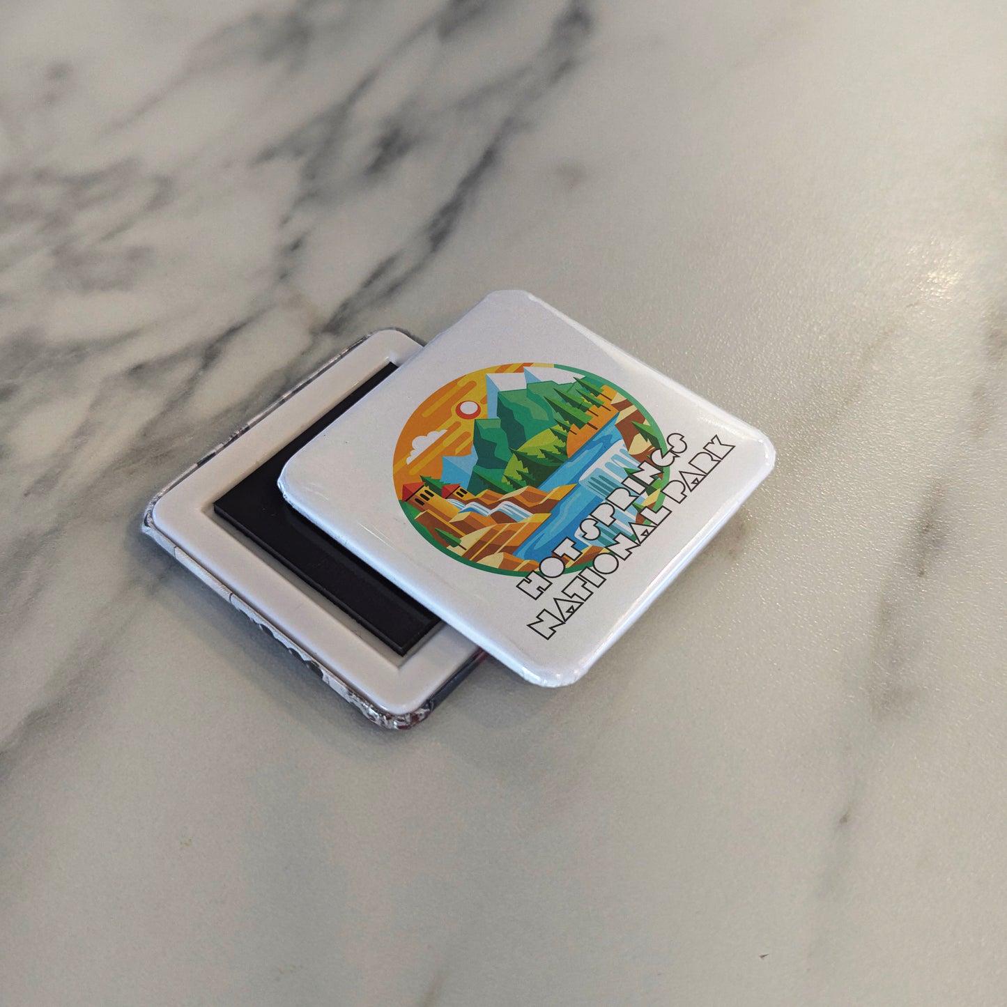 Hot Springs National Park Fridge Magnet - PhiloPerse