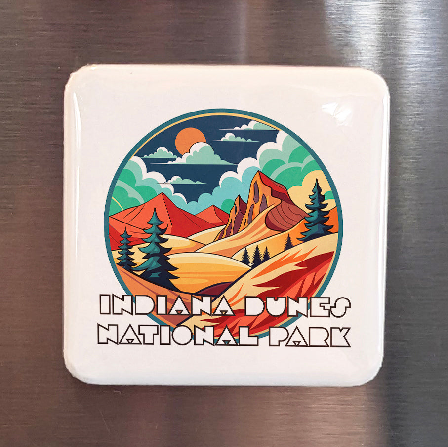 Indiana Dunes National Park Fridge Magnet - PhiloPerse