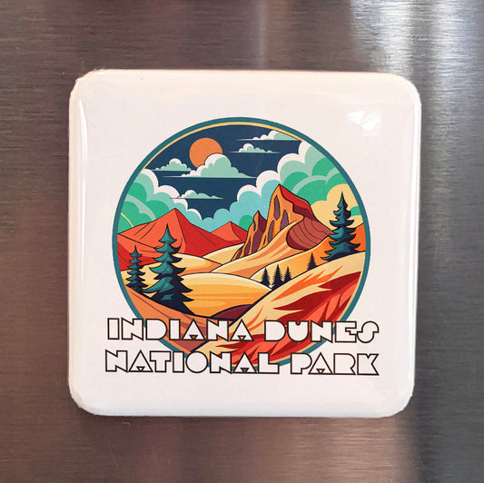 Indiana Dunes National Park Fridge Magnet - PhiloPerse