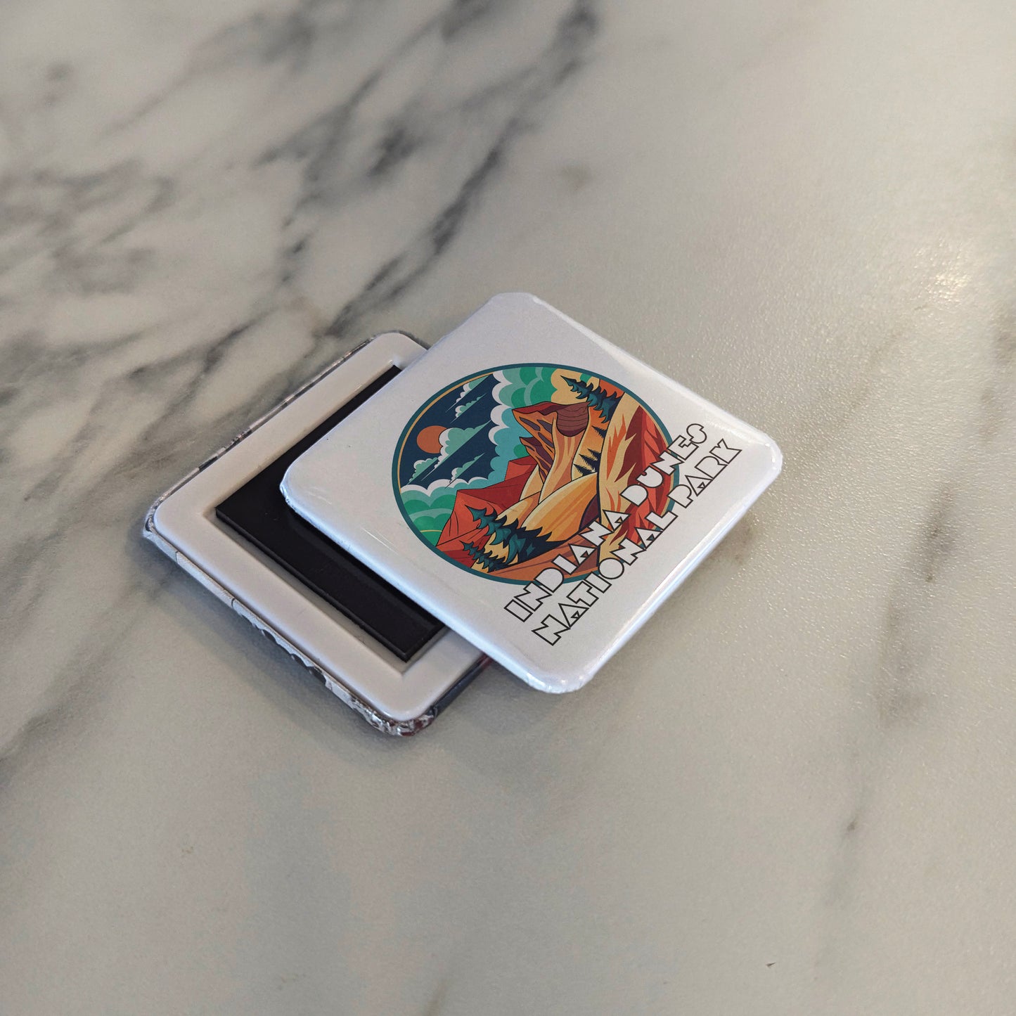 Indiana Dunes National Park Fridge Magnet - PhiloPerse