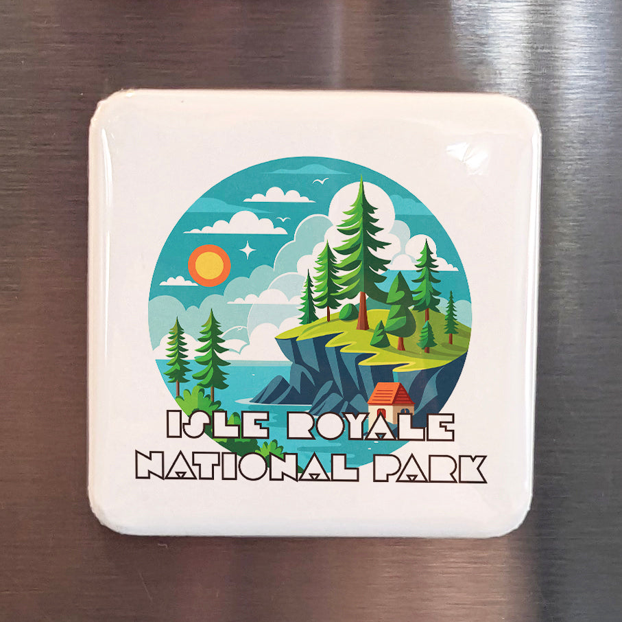 Isle Royale National Park Fridge Magnet - PhiloPerse
