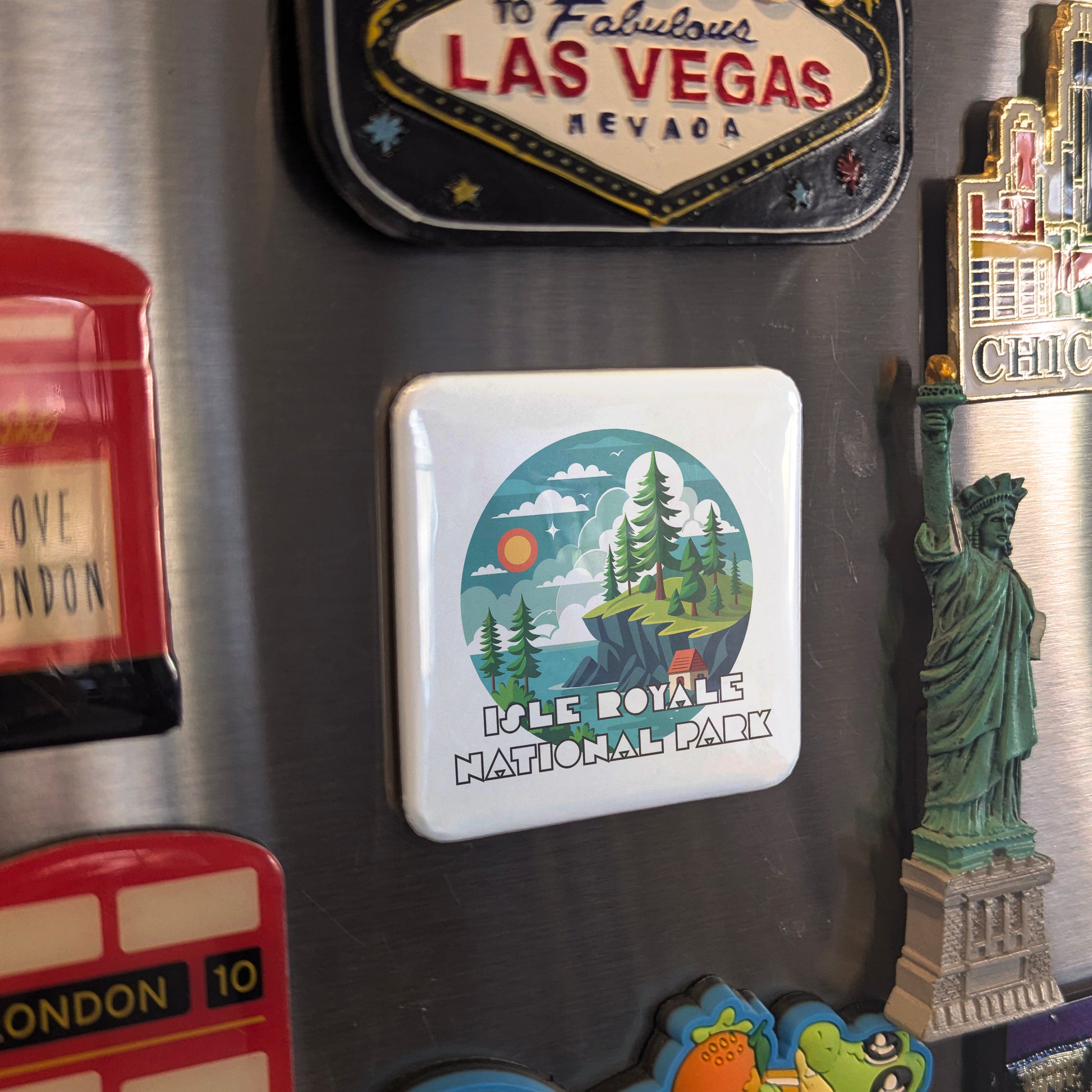 Isle Royale National Park Fridge Magnet - PhiloPerse