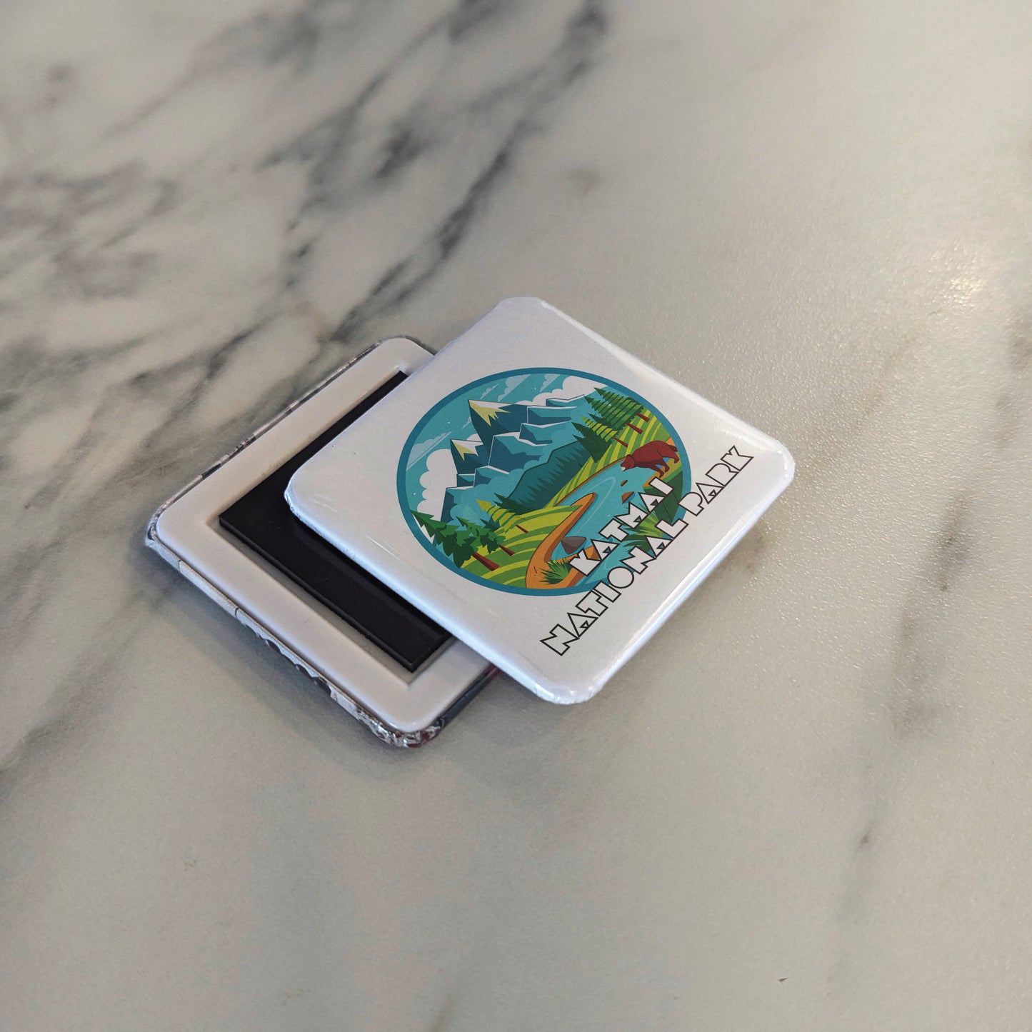 Katmai National Park Fridge Magnet - PhiloPerse