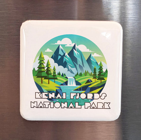 Kenai Fjords National Park Fridge Magnet - PhiloPerse