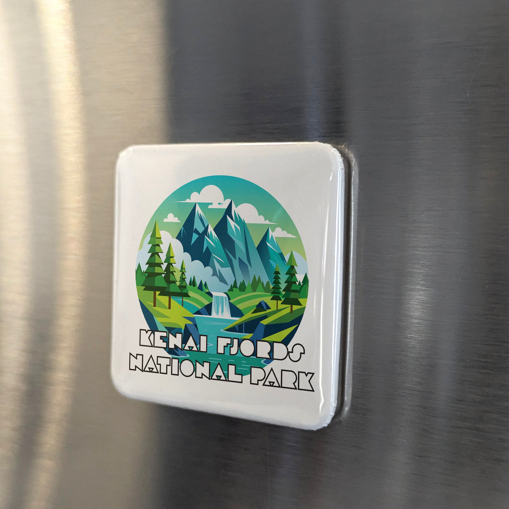 Kenai Fjords National Park Fridge Magnet - PhiloPerse