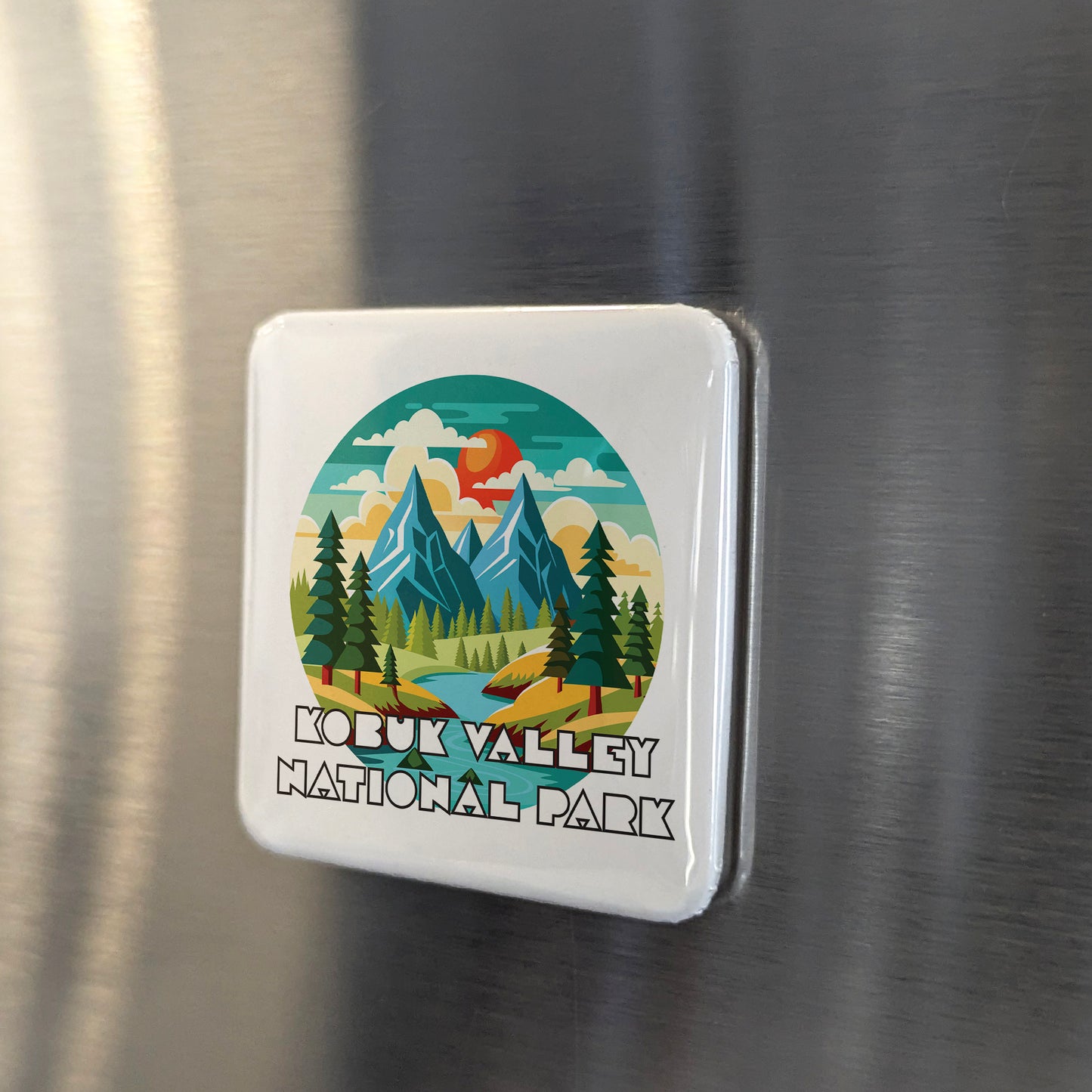 Kobuk Valley National Park Fridge Magnet - PhiloPerse