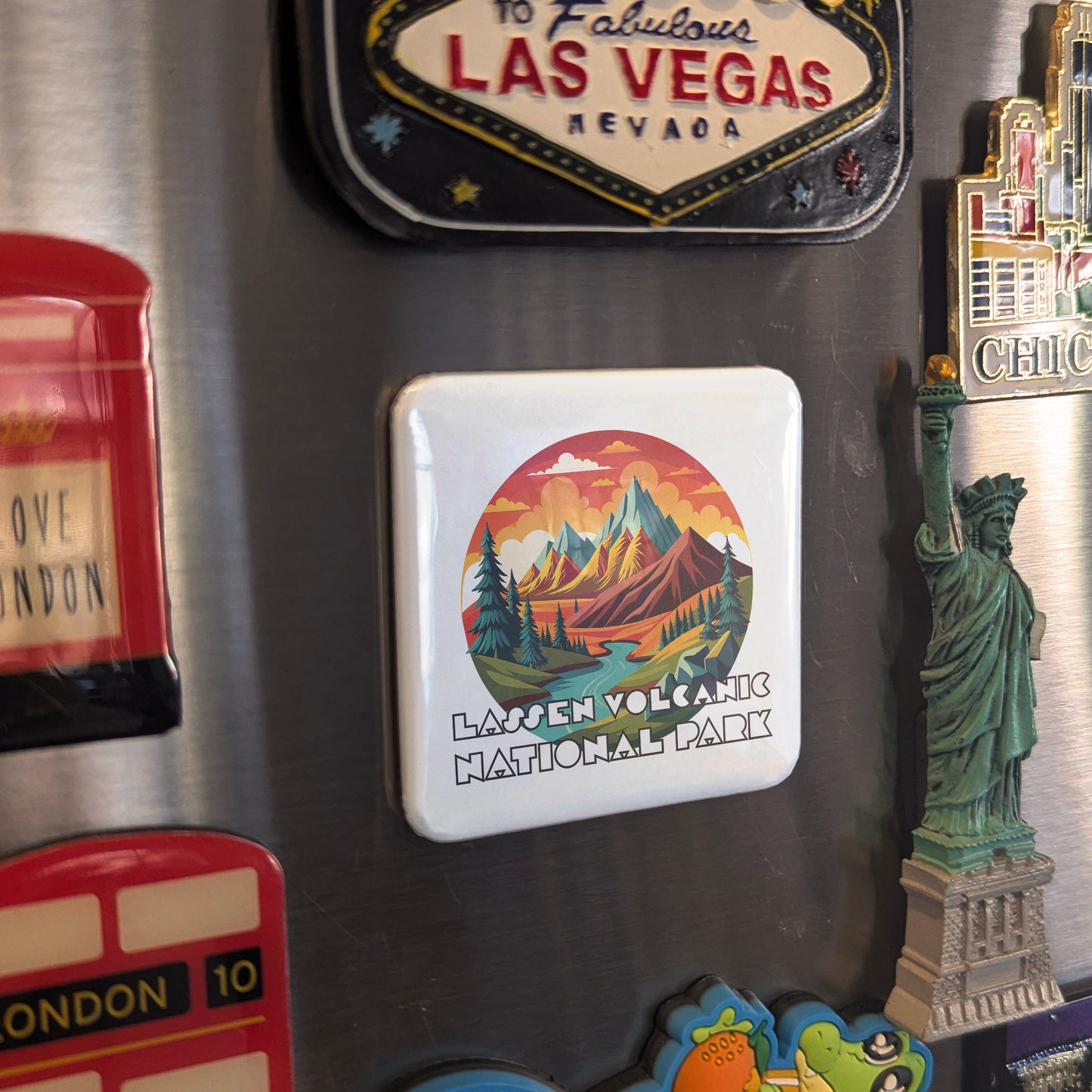 Lassen Volcanic National Park Fridge Magnet - PhiloPerse