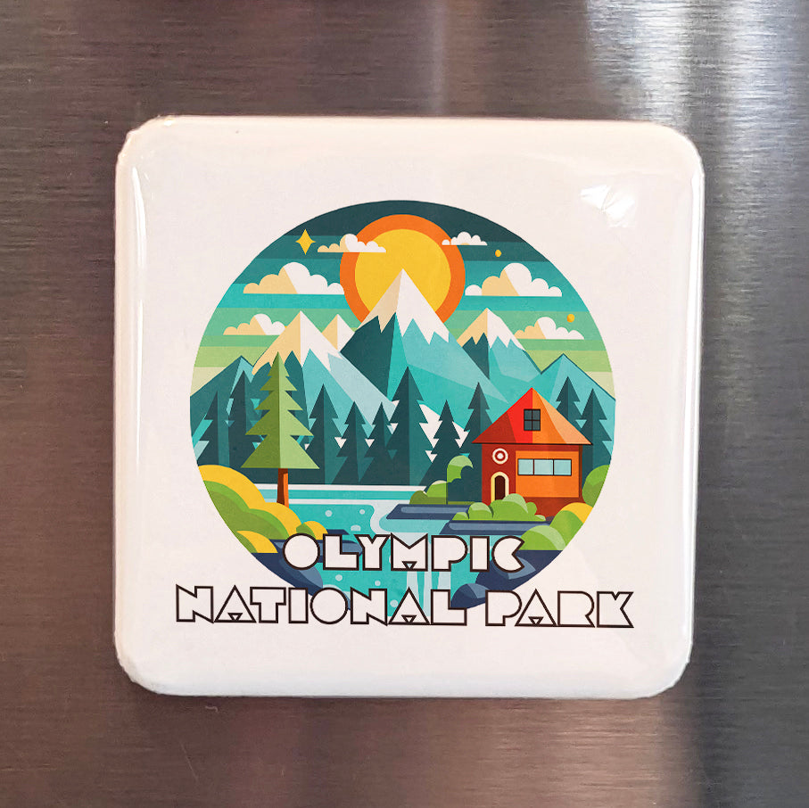 Olympic National Park Fridge Magnet - PhiloPerse