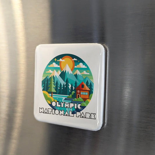 Olympic National Park Fridge Magnet - PhiloPerse