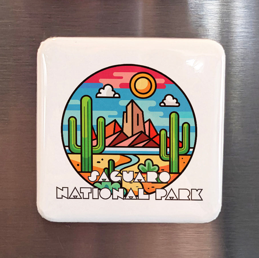 Saguaro National Park Fridge Magnet - PhiloPerse