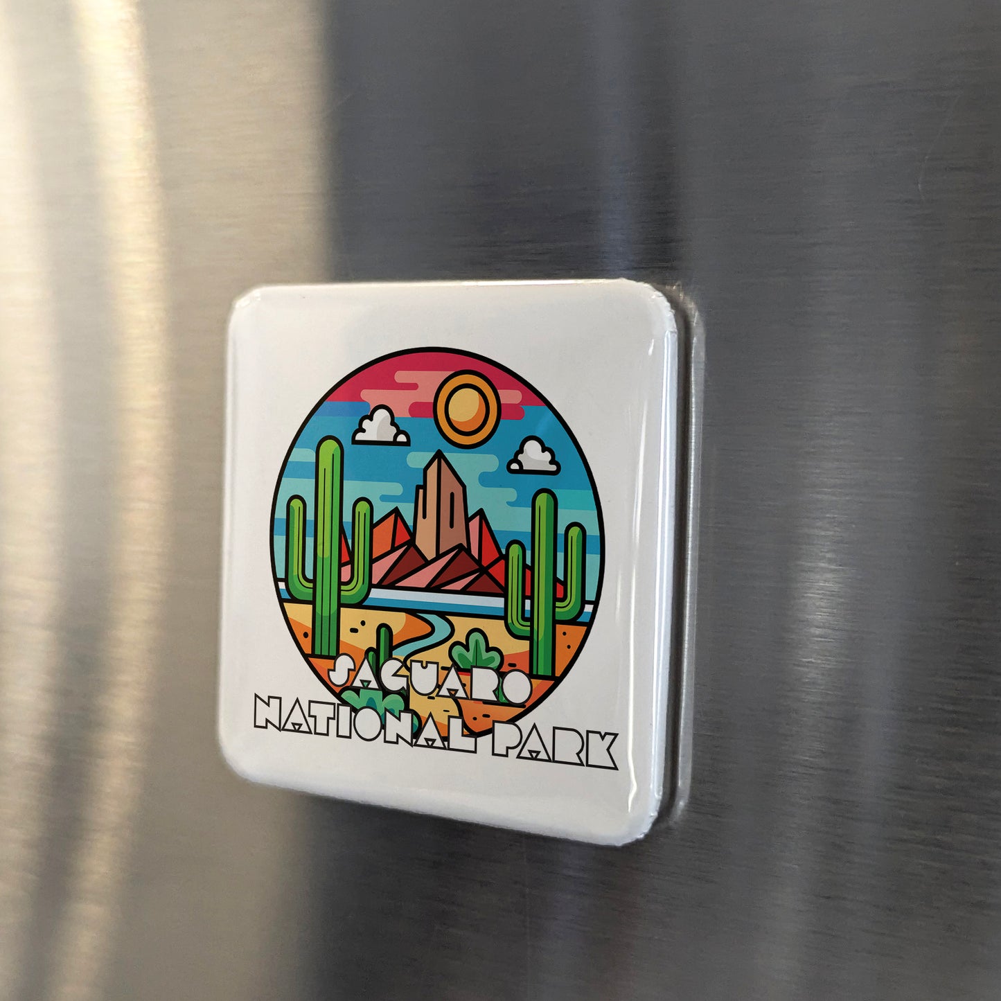 Saguaro National Park Fridge Magnet - PhiloPerse