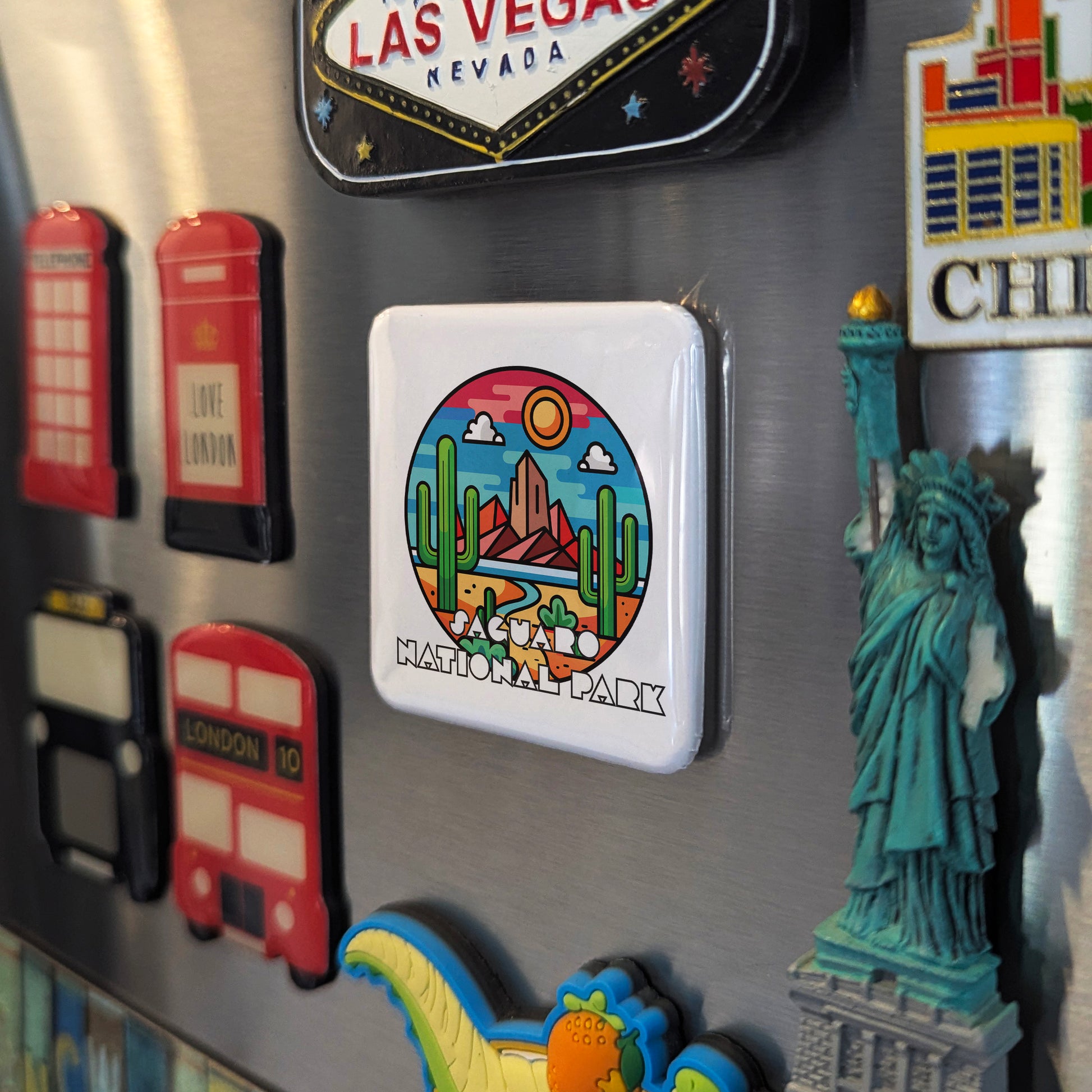 Saguaro National Park Fridge Magnet - PhiloPerse