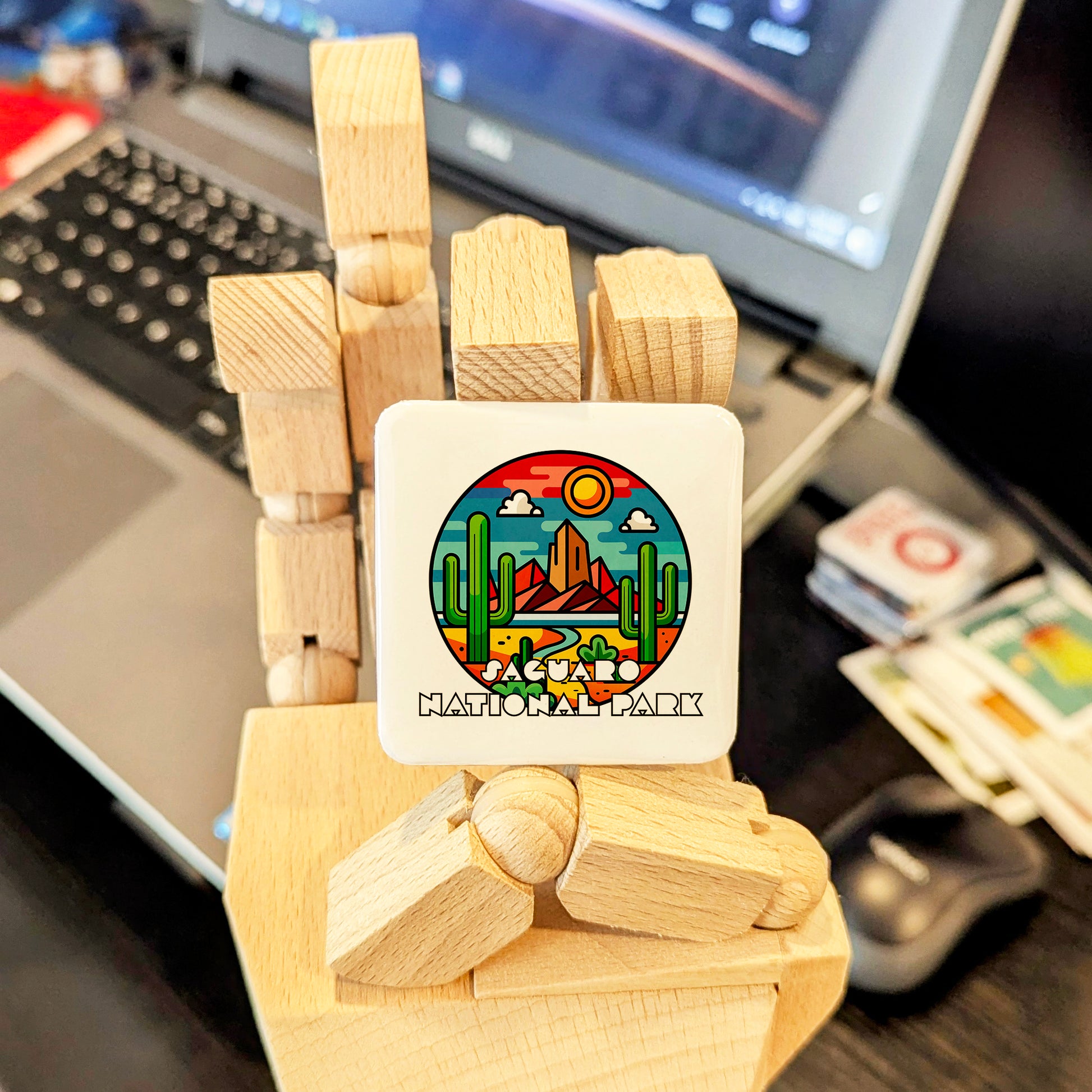 Saguaro National Park Fridge Magnet - PhiloPerse