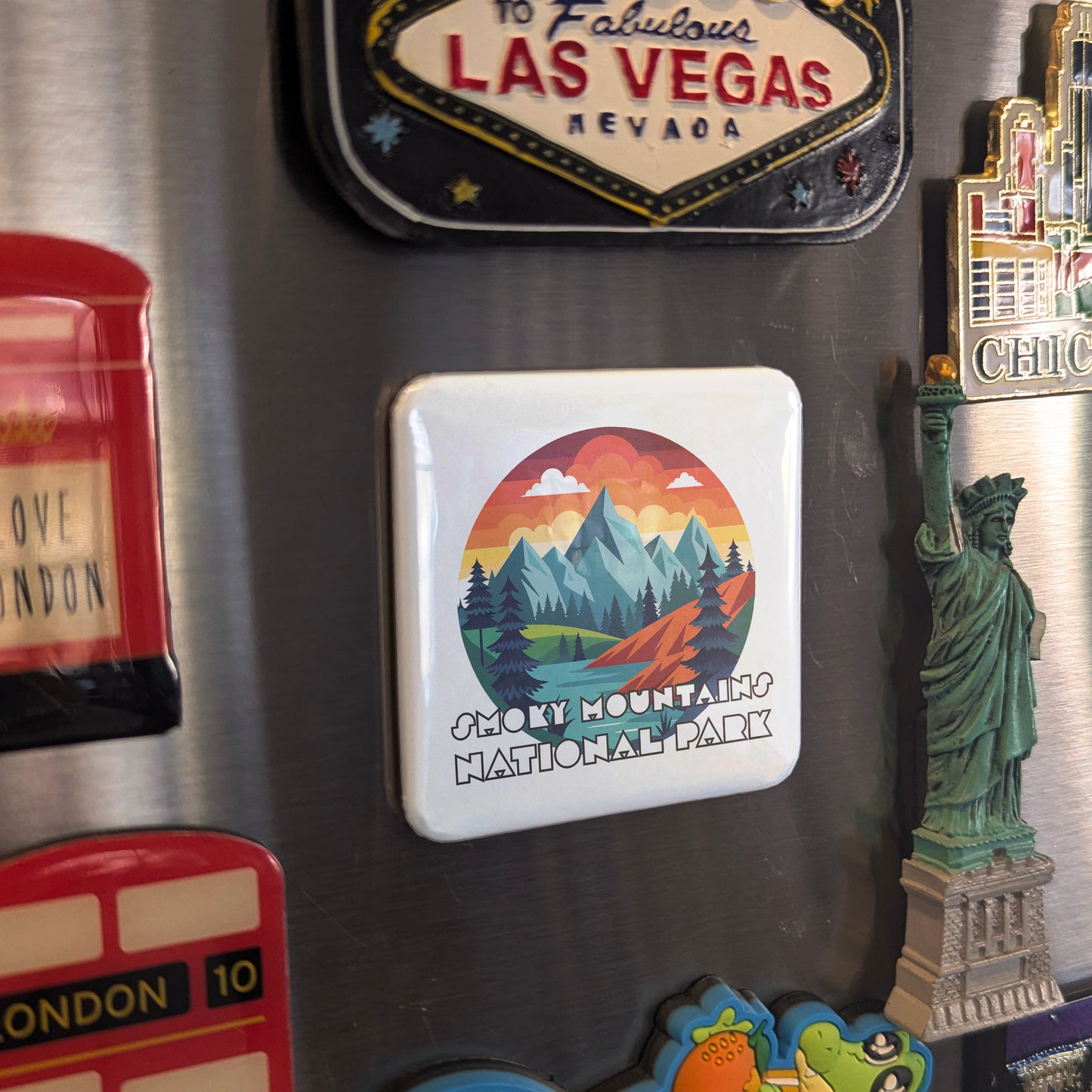 Great Smoky Mountains National Park Fridge Magnet - PhiloPerse