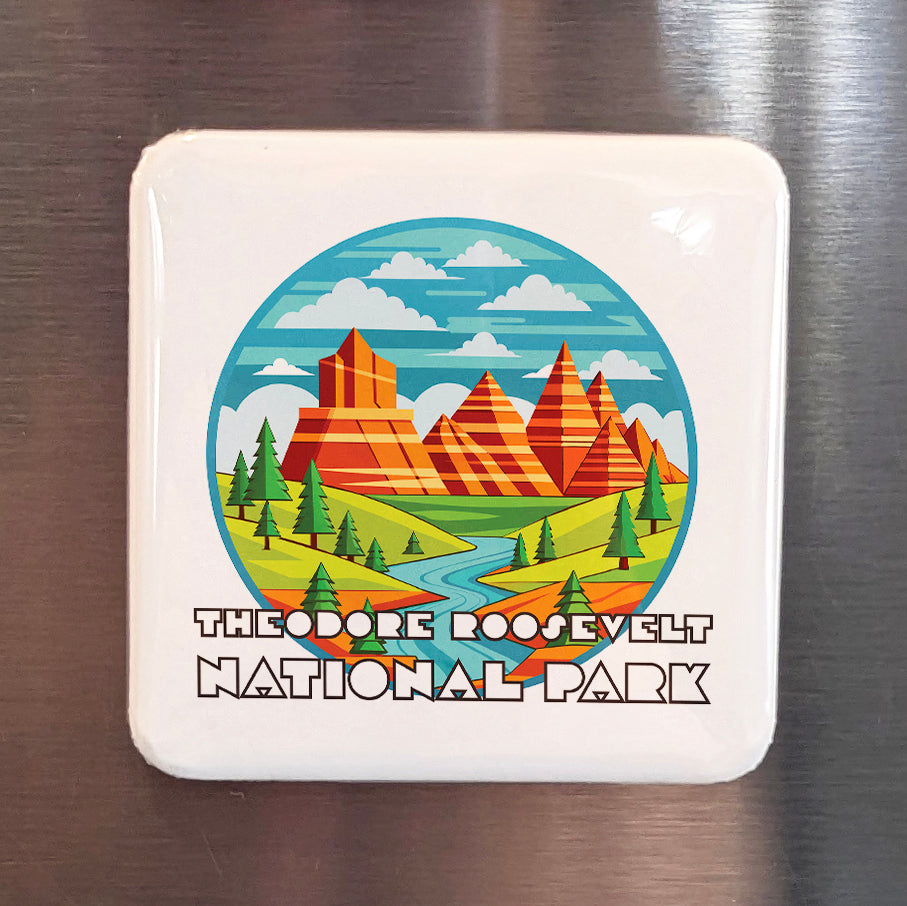 Theodore Roosevelt National Park Fridge Magnet - PhiloPerse