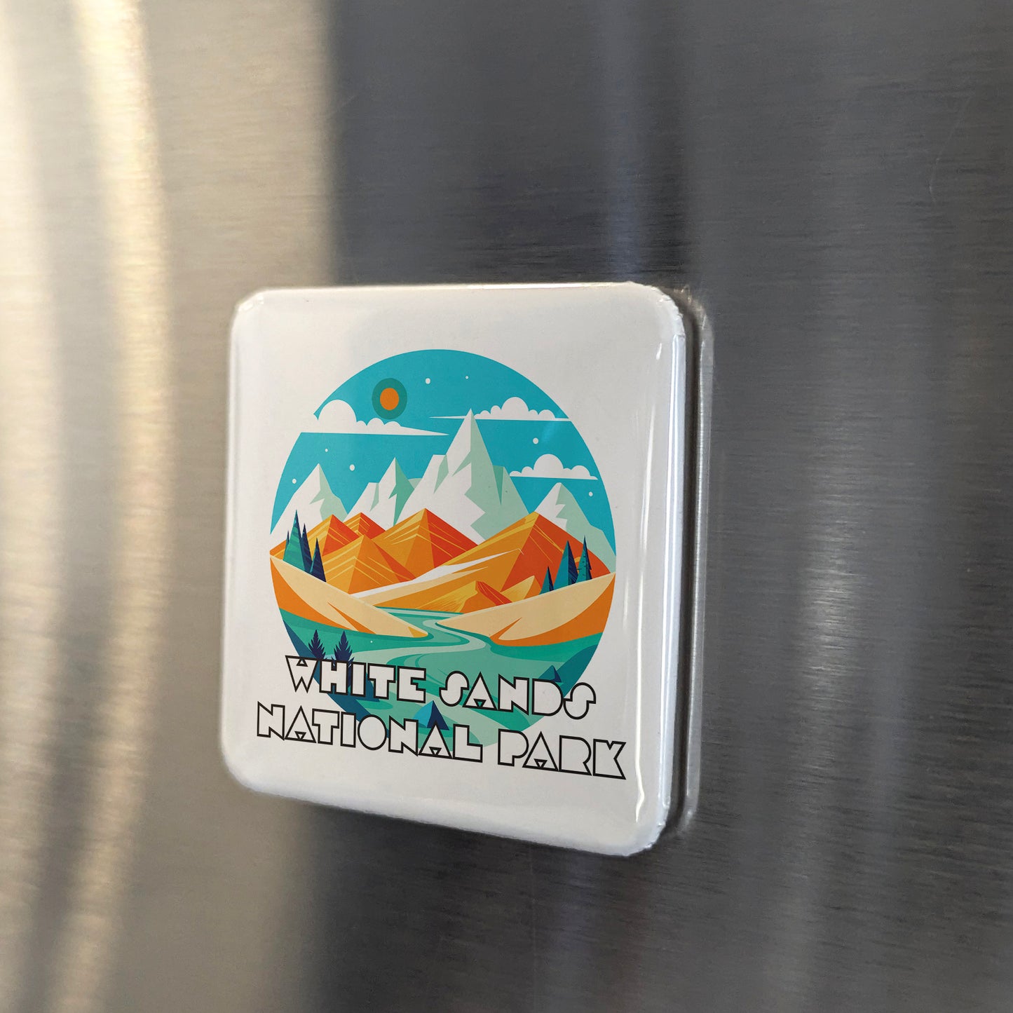 White Sands National Park Fridge Magnet - PhiloPerse