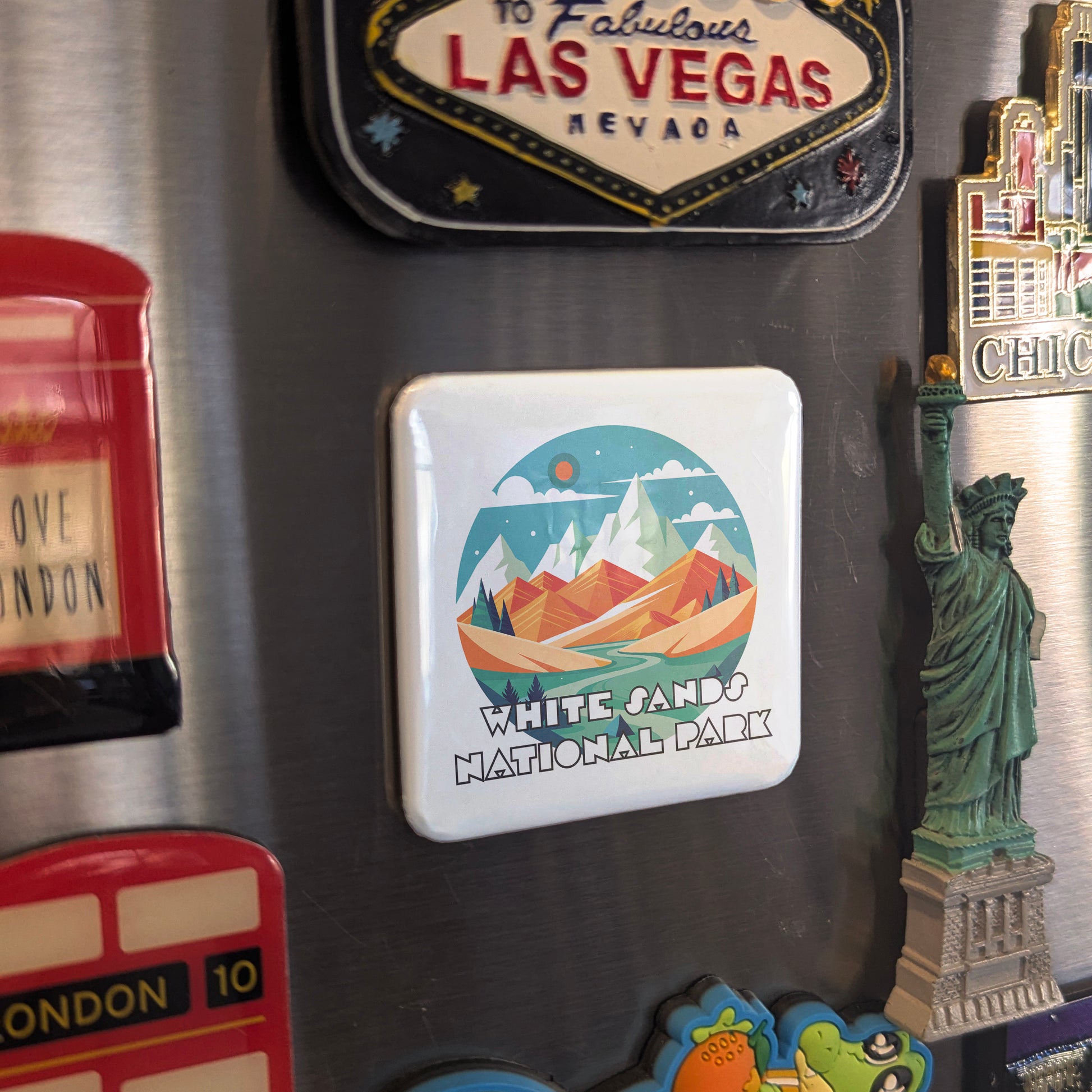 White Sands National Park Fridge Magnet - PhiloPerse