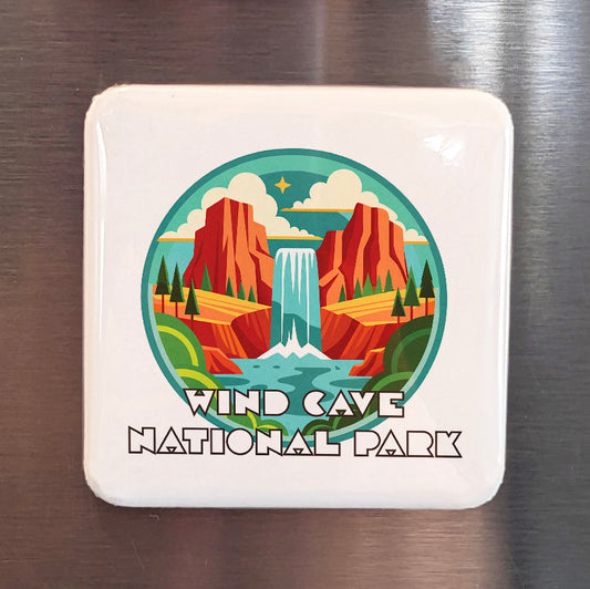 Wind Cave National Park Fridge Magnet - PhiloPerse