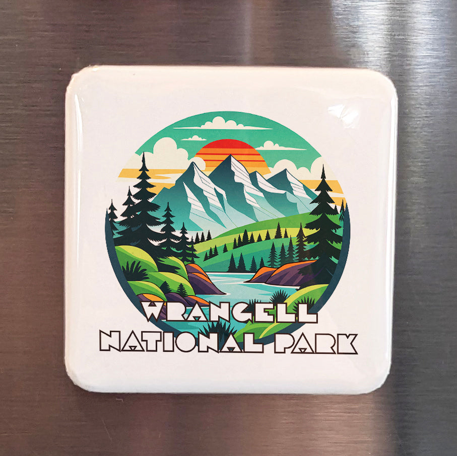 Wrangell National Park Fridge Magnet - PhiloPerse