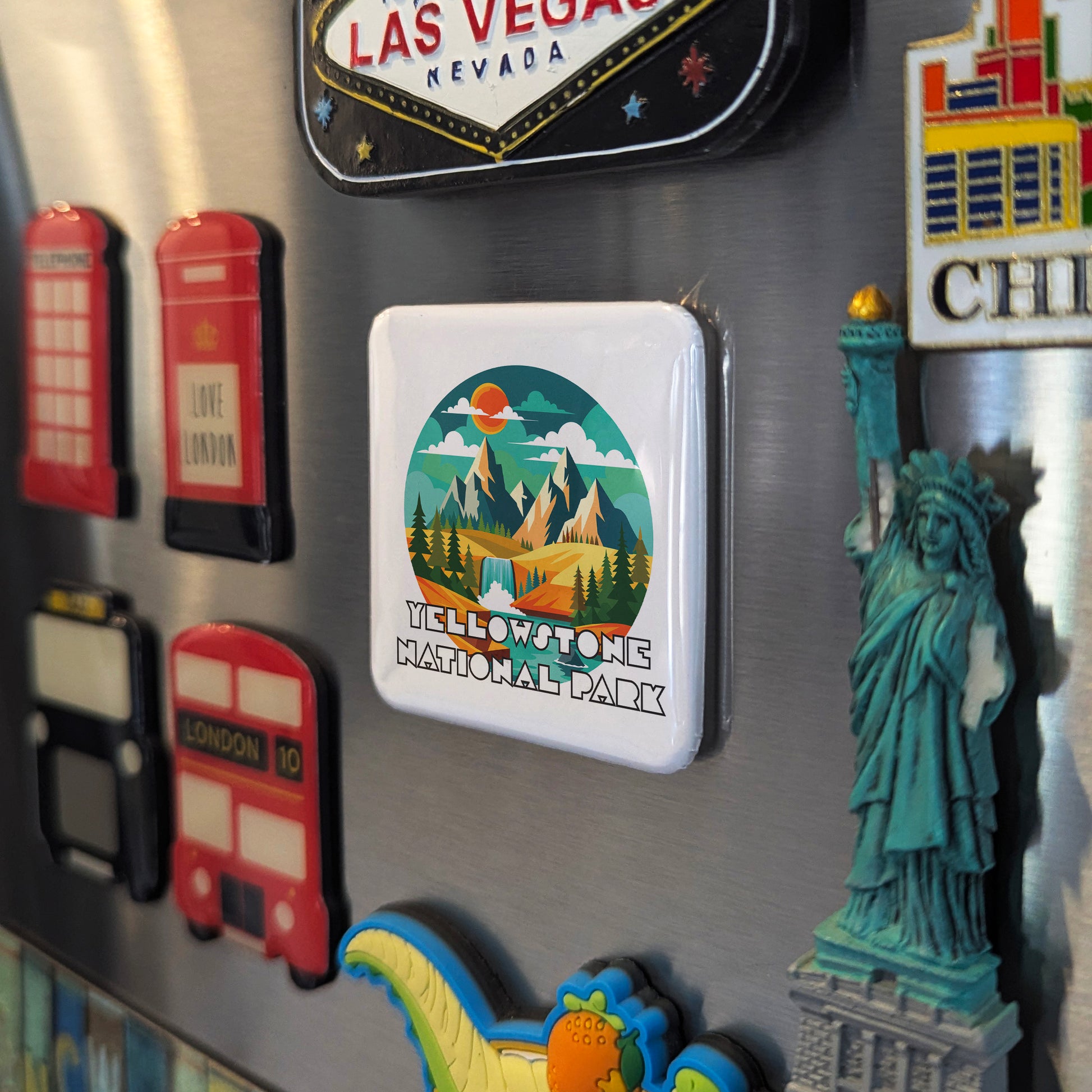 Yellowstone National Park Fridge Magnet - PhiloPerse