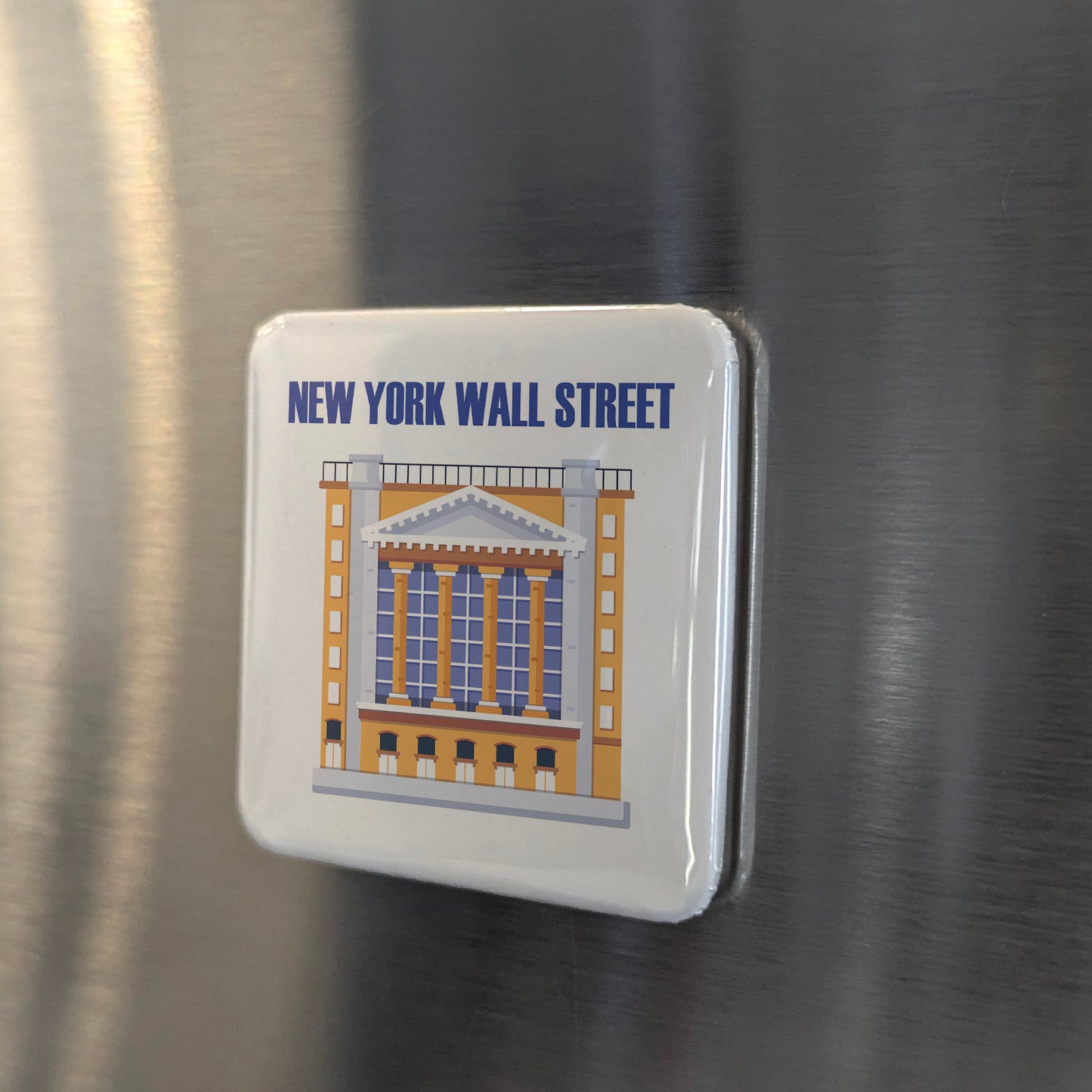 New York City Magnet | Wall Street | 2×2 | Made in Canada - PhiloPerse