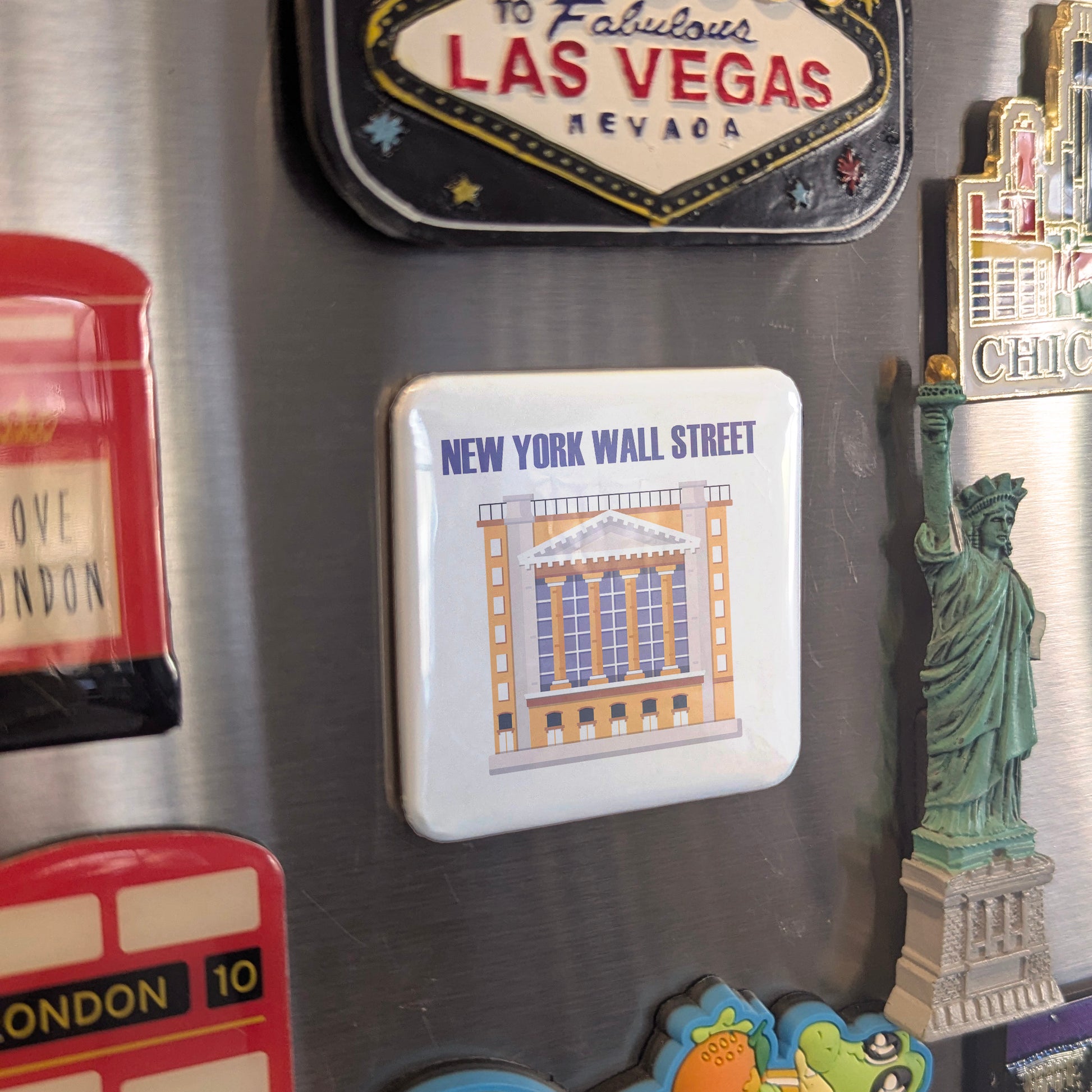 New York City Magnet | Wall Street | 2×2 | Made in Canada - PhiloPerse