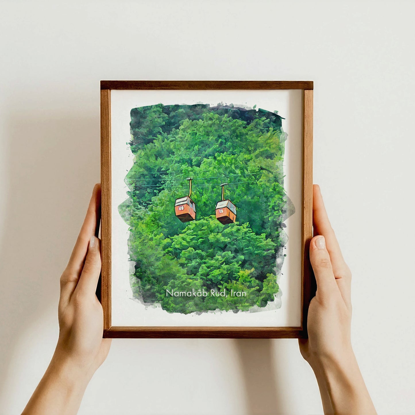 Namakab Rud Gondola, Iran, Art Print | 8×10 | Made in Canada - PhiloPerse