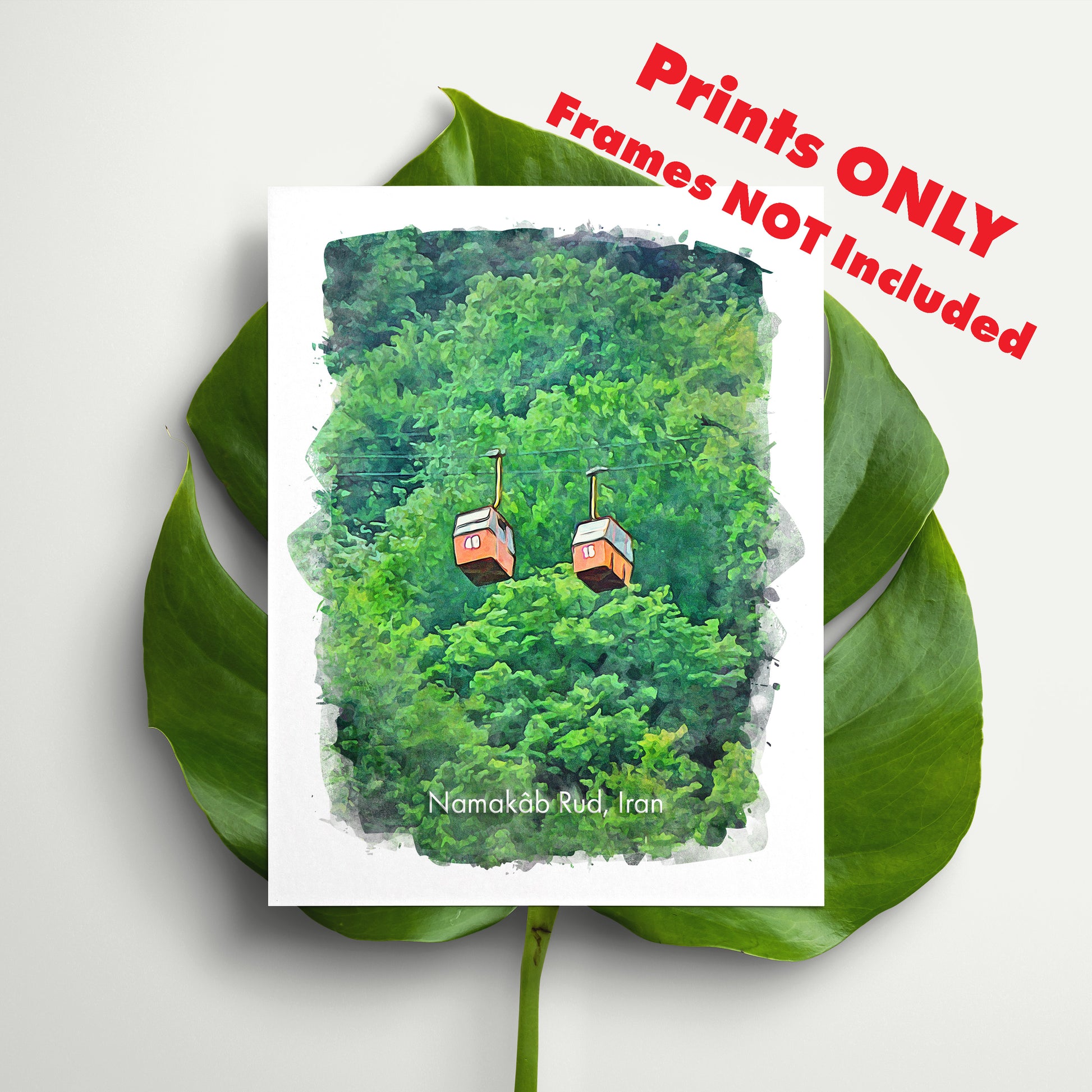 Namakab Rud Gondola, Iran, Art Print | 8×10 | Made in Canada - PhiloPerse