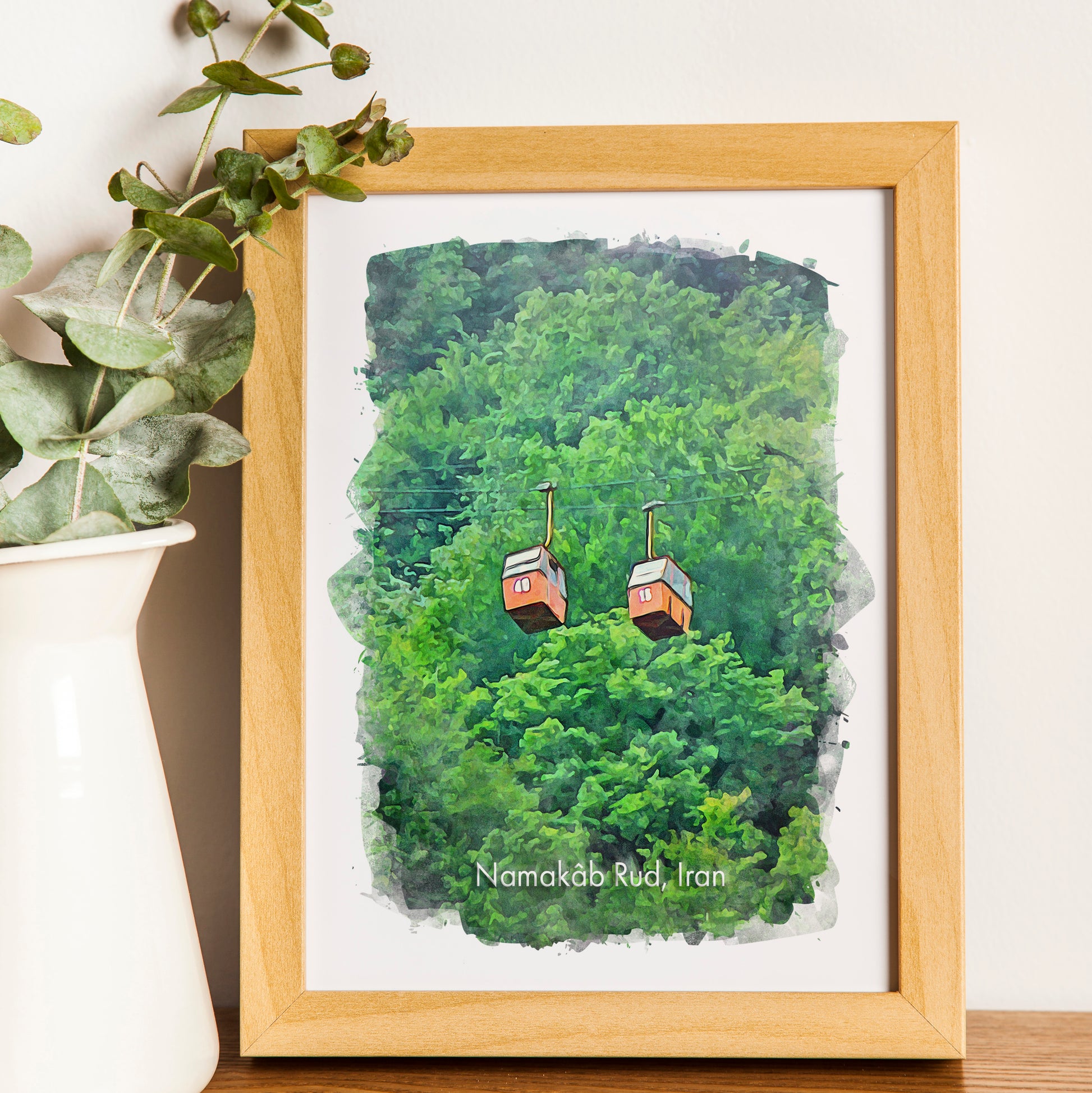 Namakab Rud Gondola, Iran, Art Print | 8×10 | Made in Canada - PhiloPerse